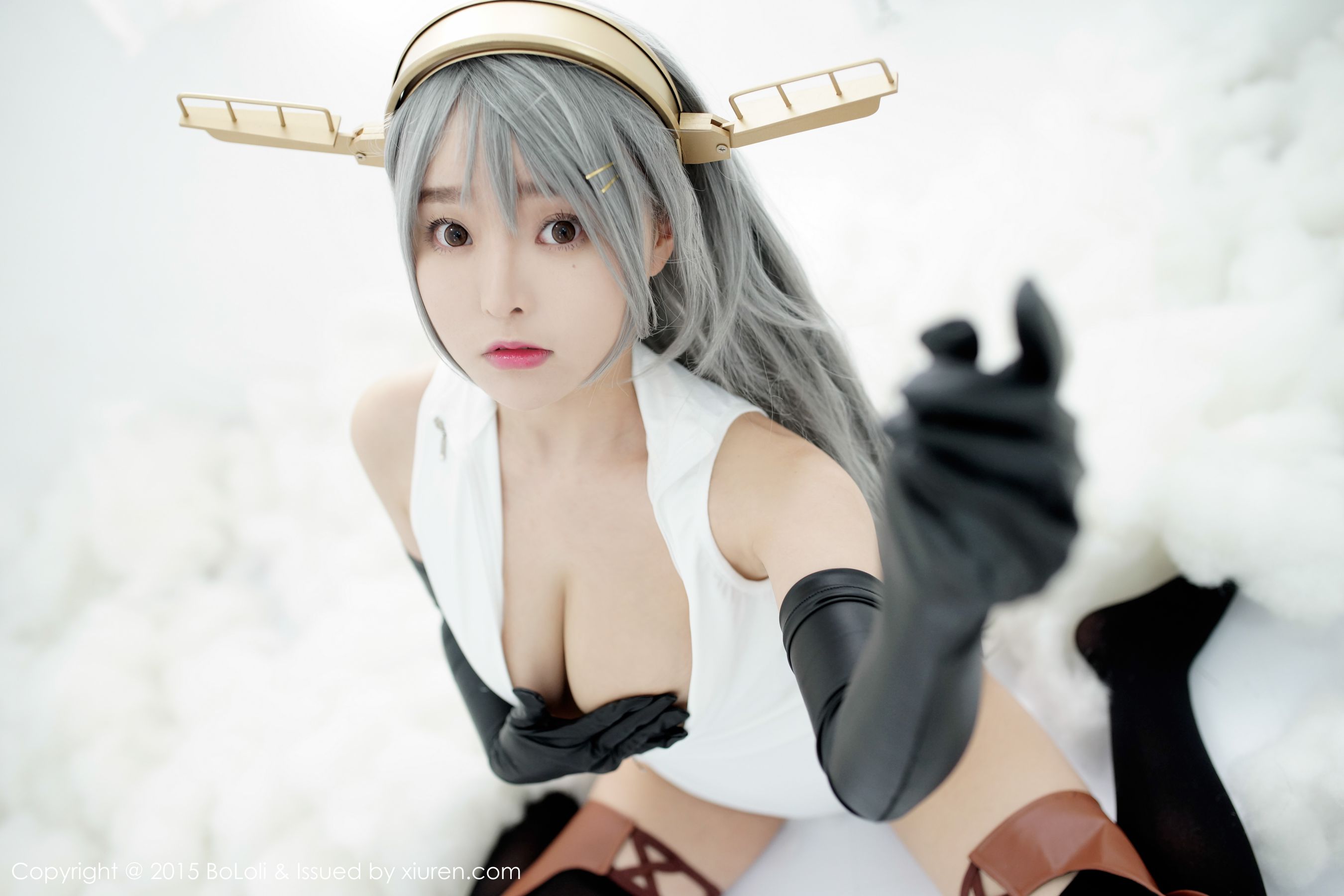柳侑绮Sevenbaby《舰娘collection》榛名COS(开胸泳衣版)   Vol.034 写真集-图43