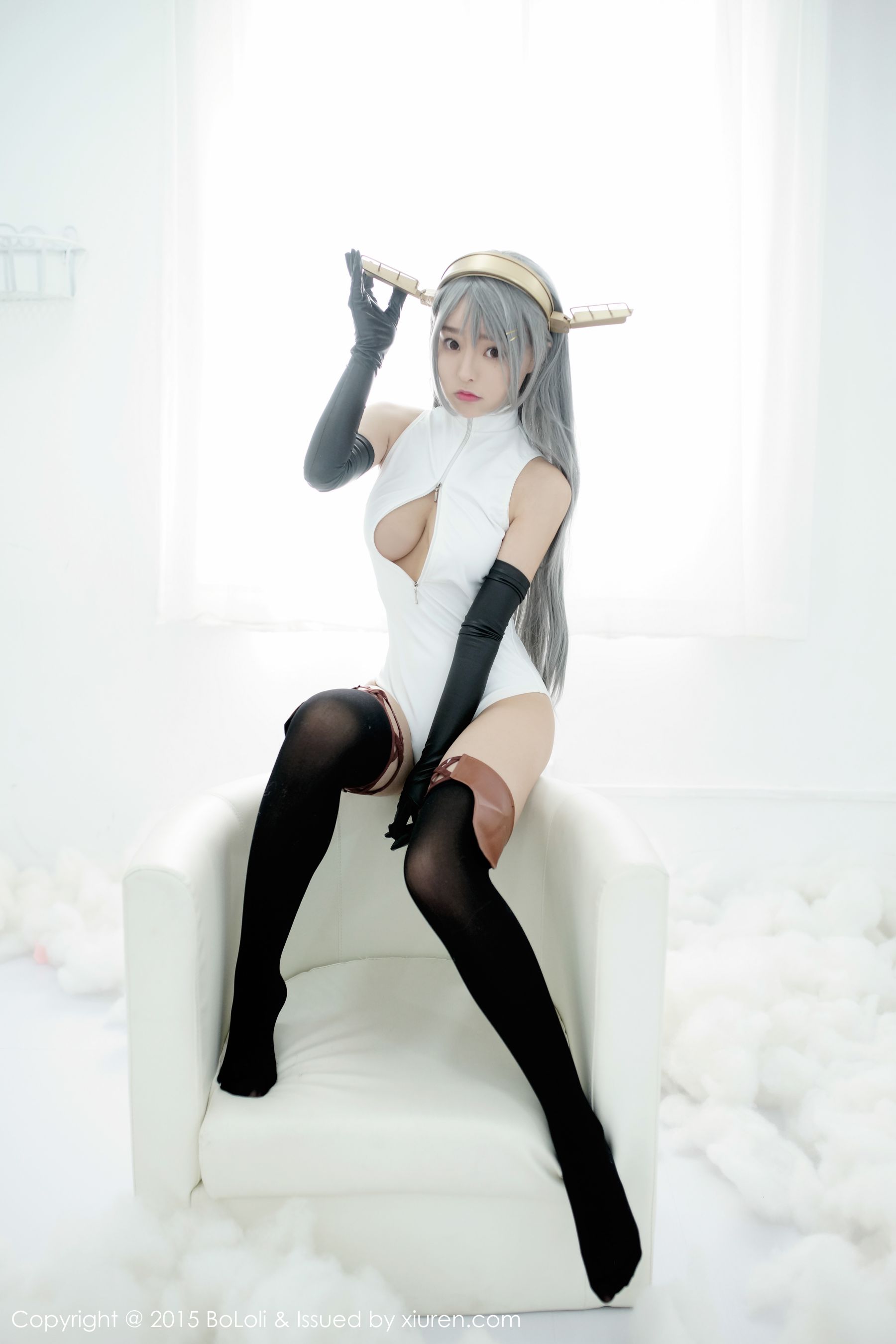 柳侑绮Sevenbaby《舰娘collection》榛名COS(开胸泳衣版)   Vol.034 写真集-图45