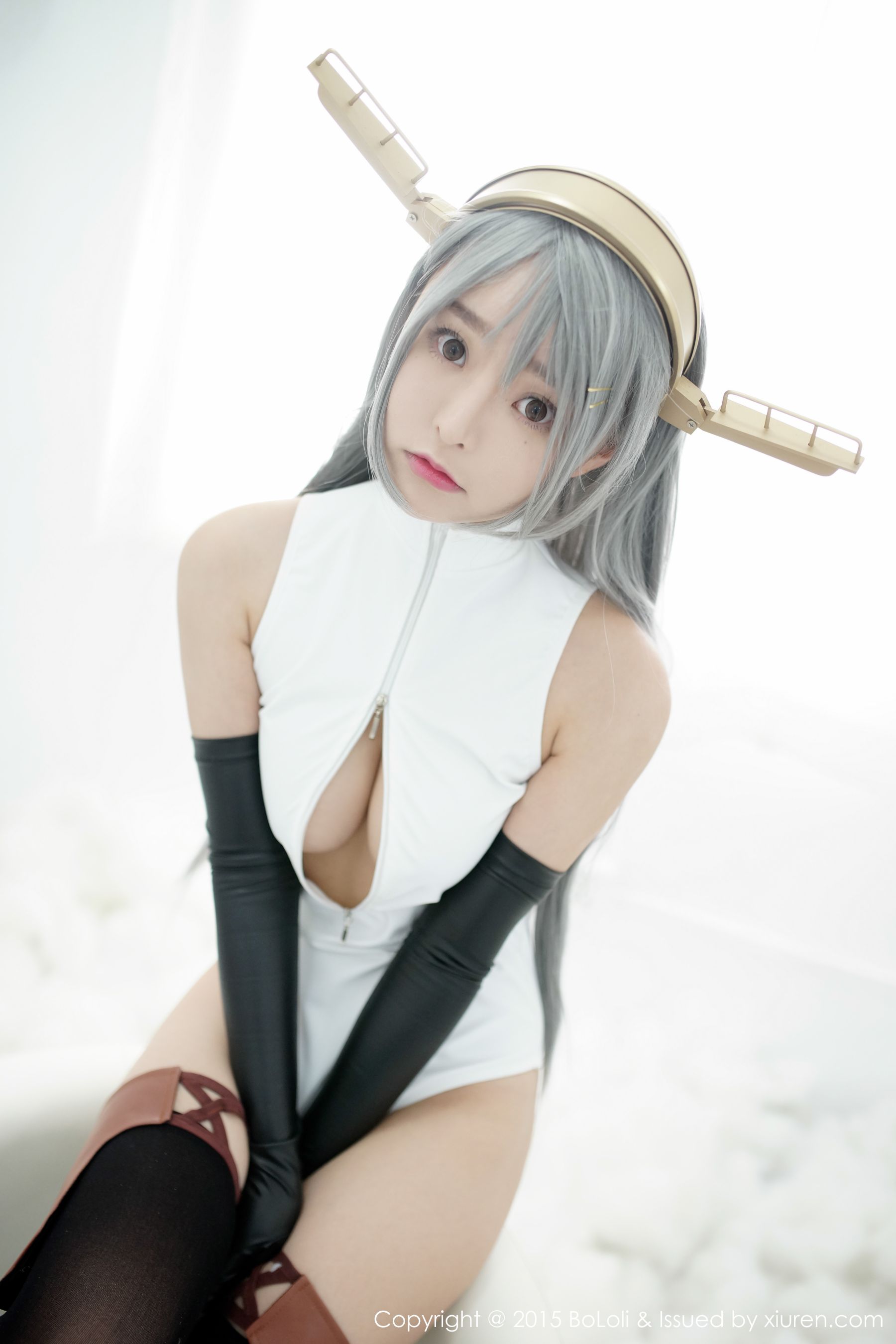 柳侑绮Sevenbaby《舰娘collection》榛名COS(开胸泳衣版)   Vol.034 写真集-图46