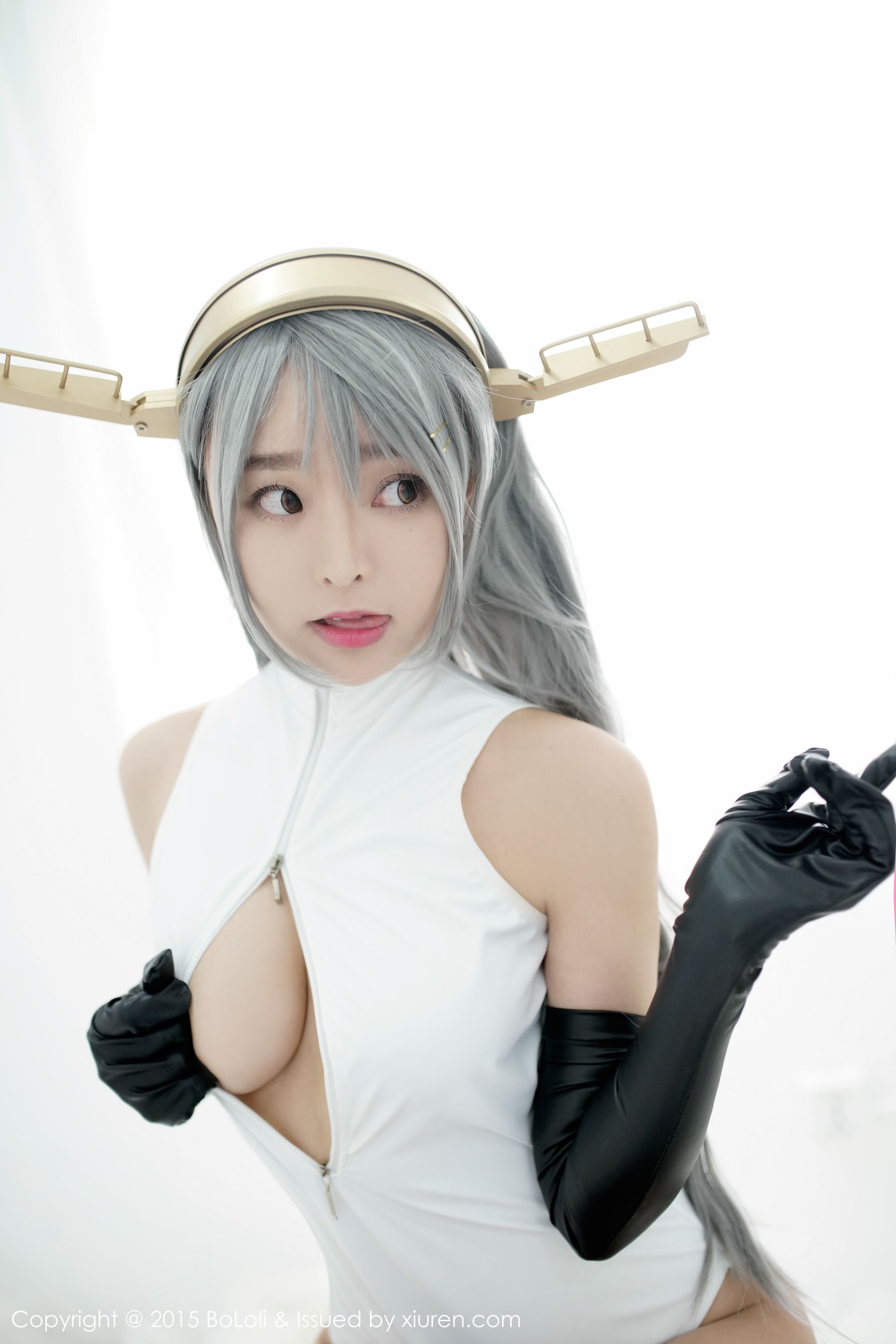 柳侑绮Sevenbaby《舰娘collection》榛名COS(开胸泳衣版)   Vol.034 写真集-图50