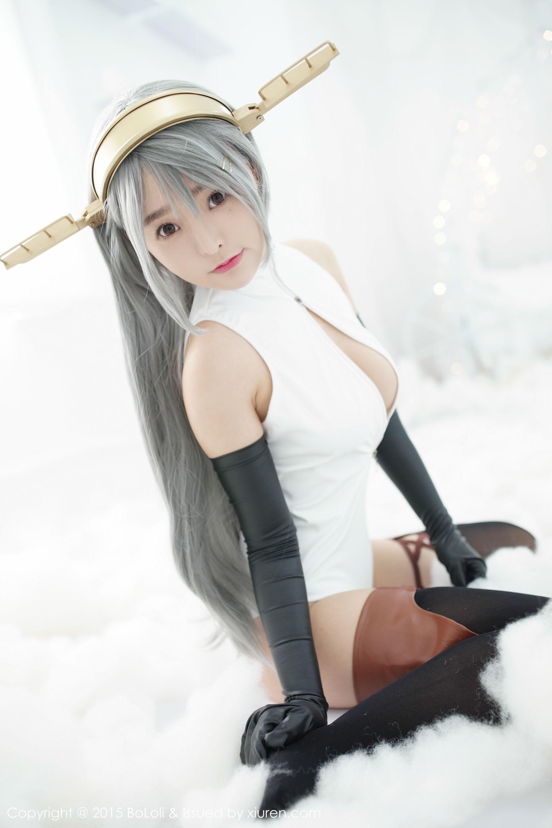 柳侑绮Sevenbaby《舰娘collection》榛名COS(开胸泳衣版)   Vol.034 写真集-图8