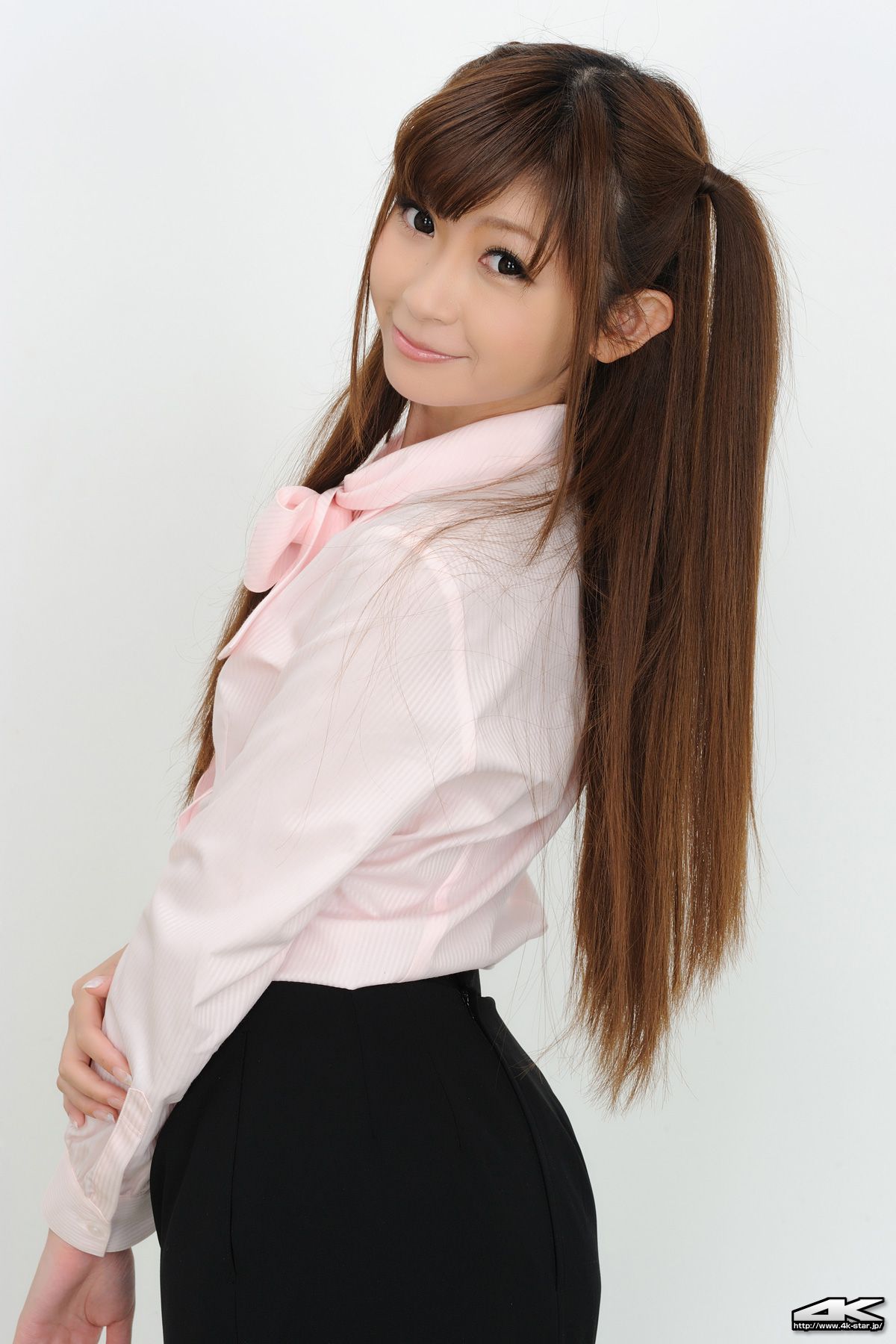 NO.00014 佐崎愛里 Office Lady 黑丝长筒袜-图16