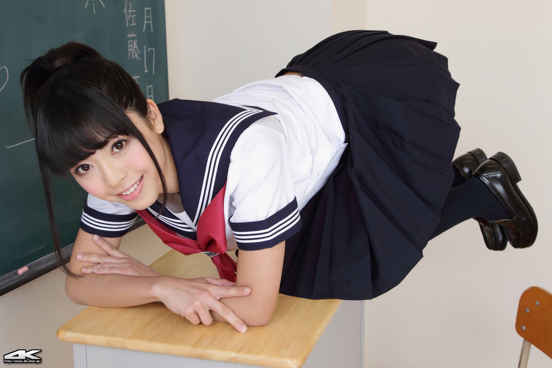NO.00021 Sakura Sato 佐藤さくら Sailor Suit 水手服-图28