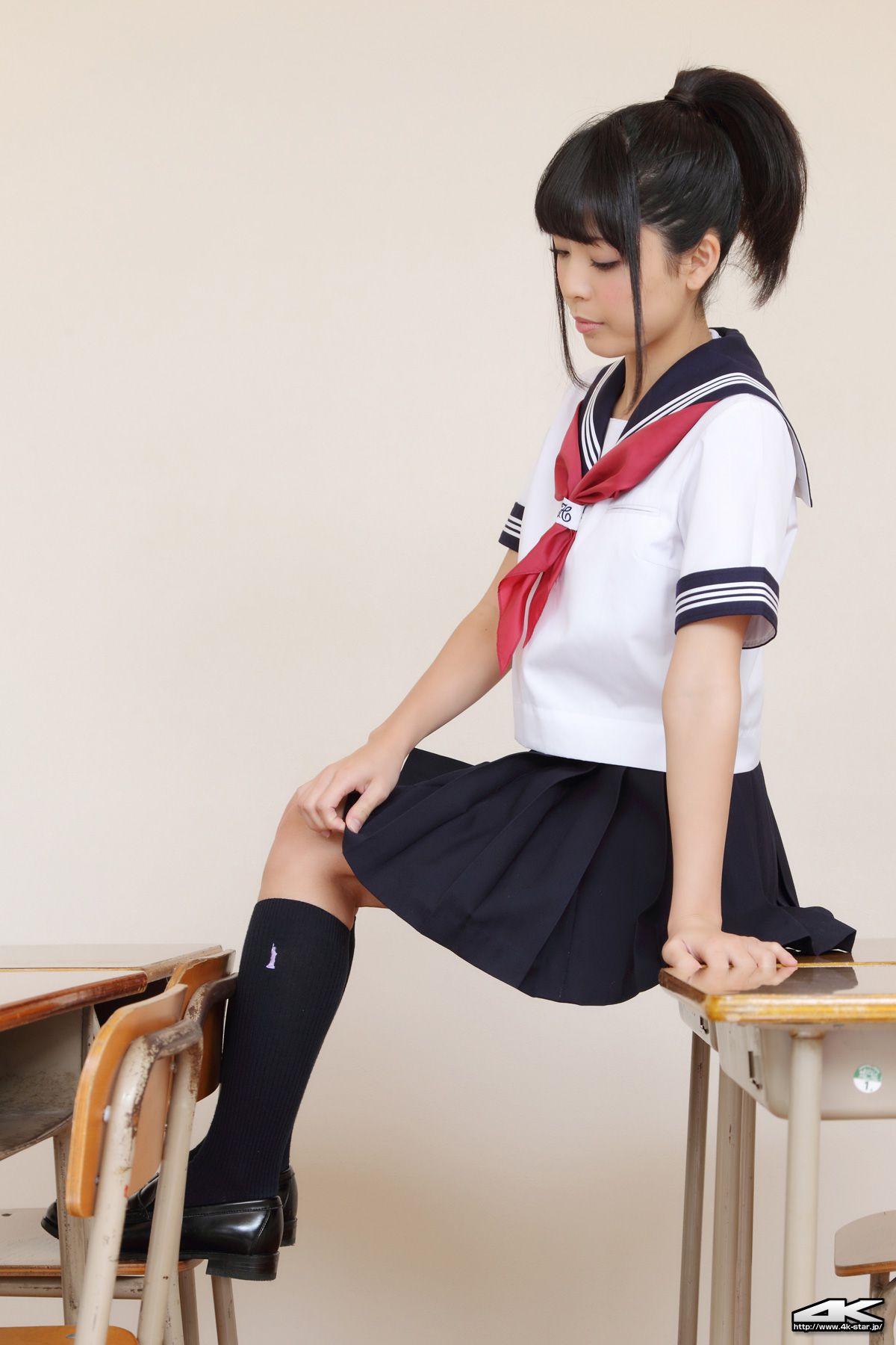 NO.00021 Sakura Sato 佐藤さくら Sailor Suit 水手服-图33