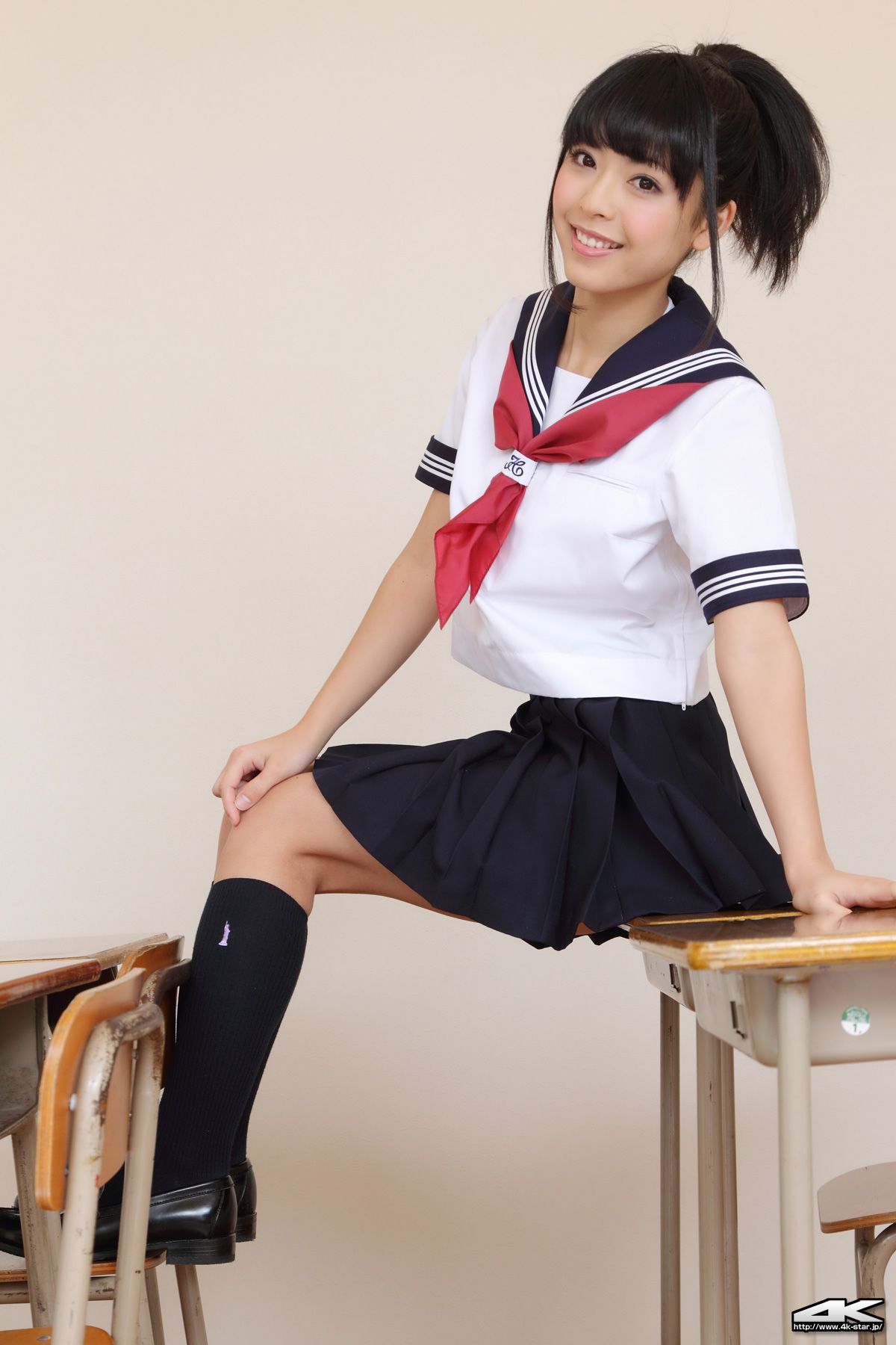 NO.00021 Sakura Sato 佐藤さくら Sailor Suit 水手服-图35