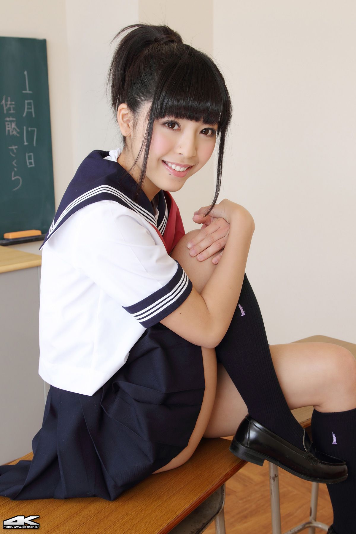 NO.00021 Sakura Sato 佐藤さくら Sailor Suit 水手服-图42