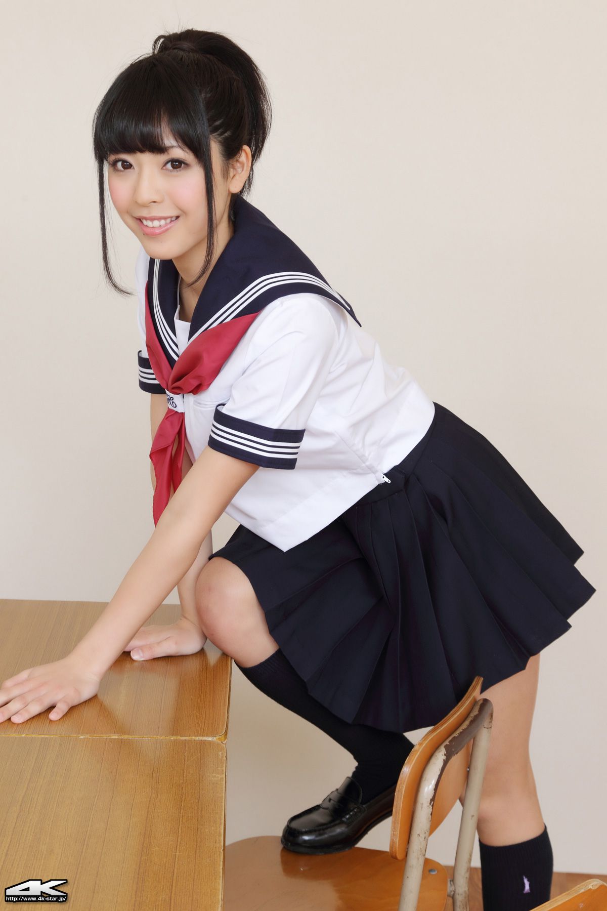 NO.00021 Sakura Sato 佐藤さくら Sailor Suit 水手服-图47