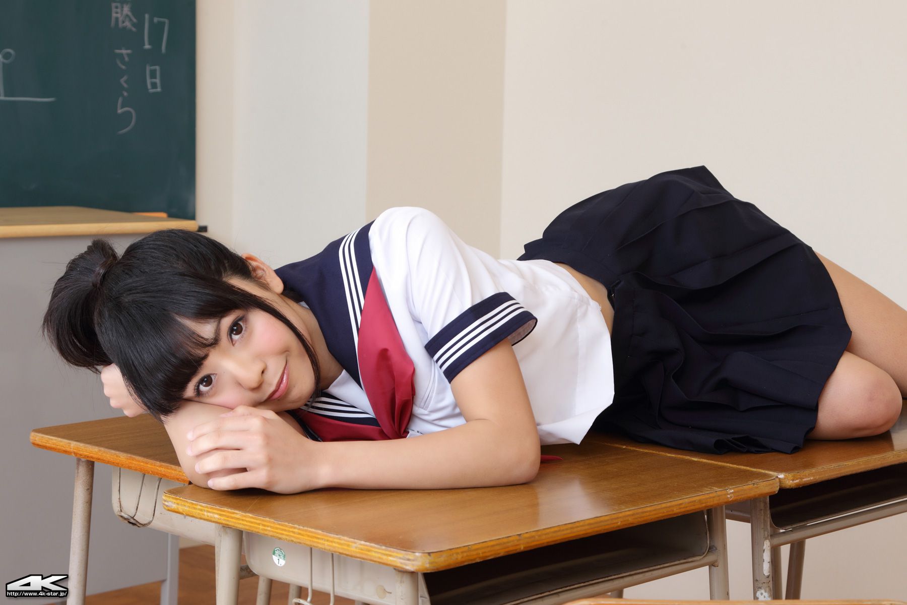 NO.00021 Sakura Sato 佐藤さくら Sailor Suit 水手服-图54