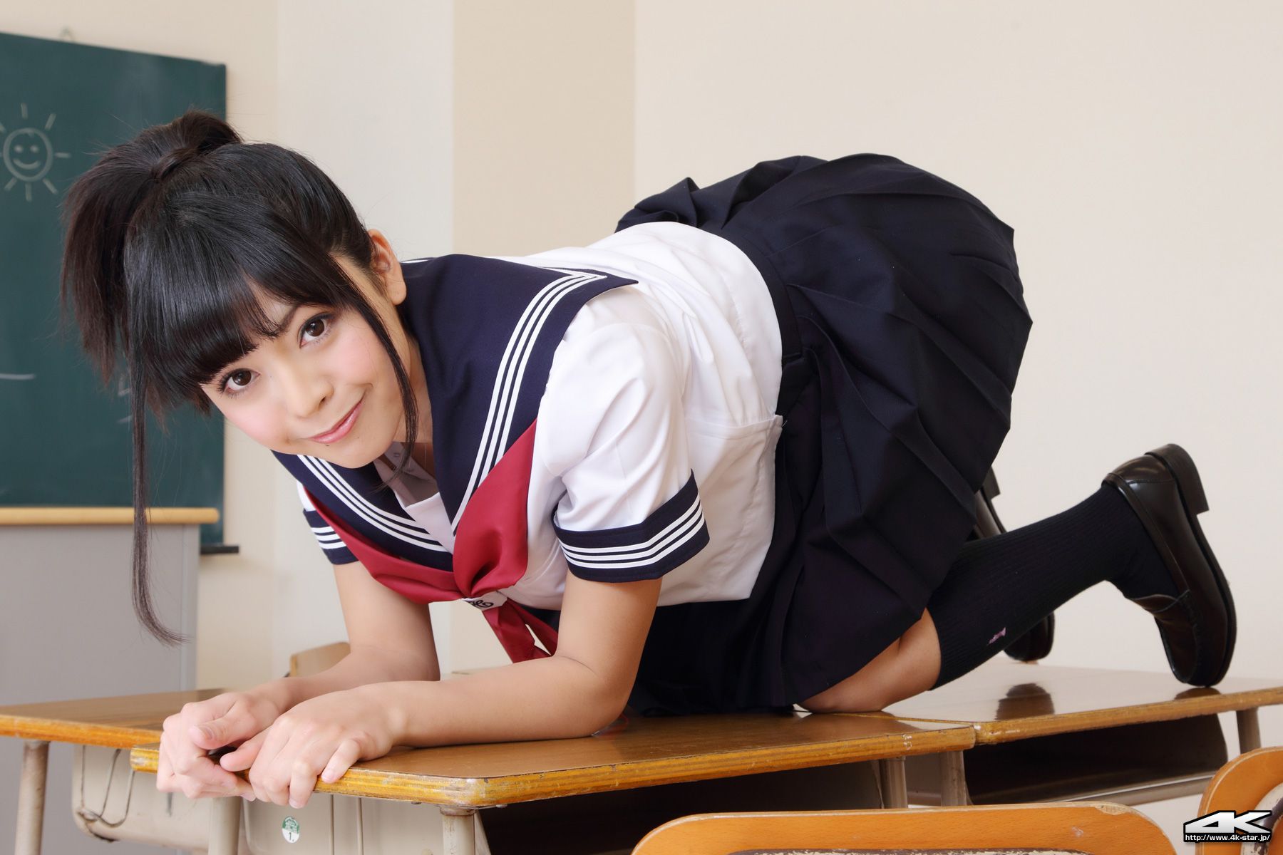 NO.00021 Sakura Sato 佐藤さくら Sailor Suit 水手服-图61