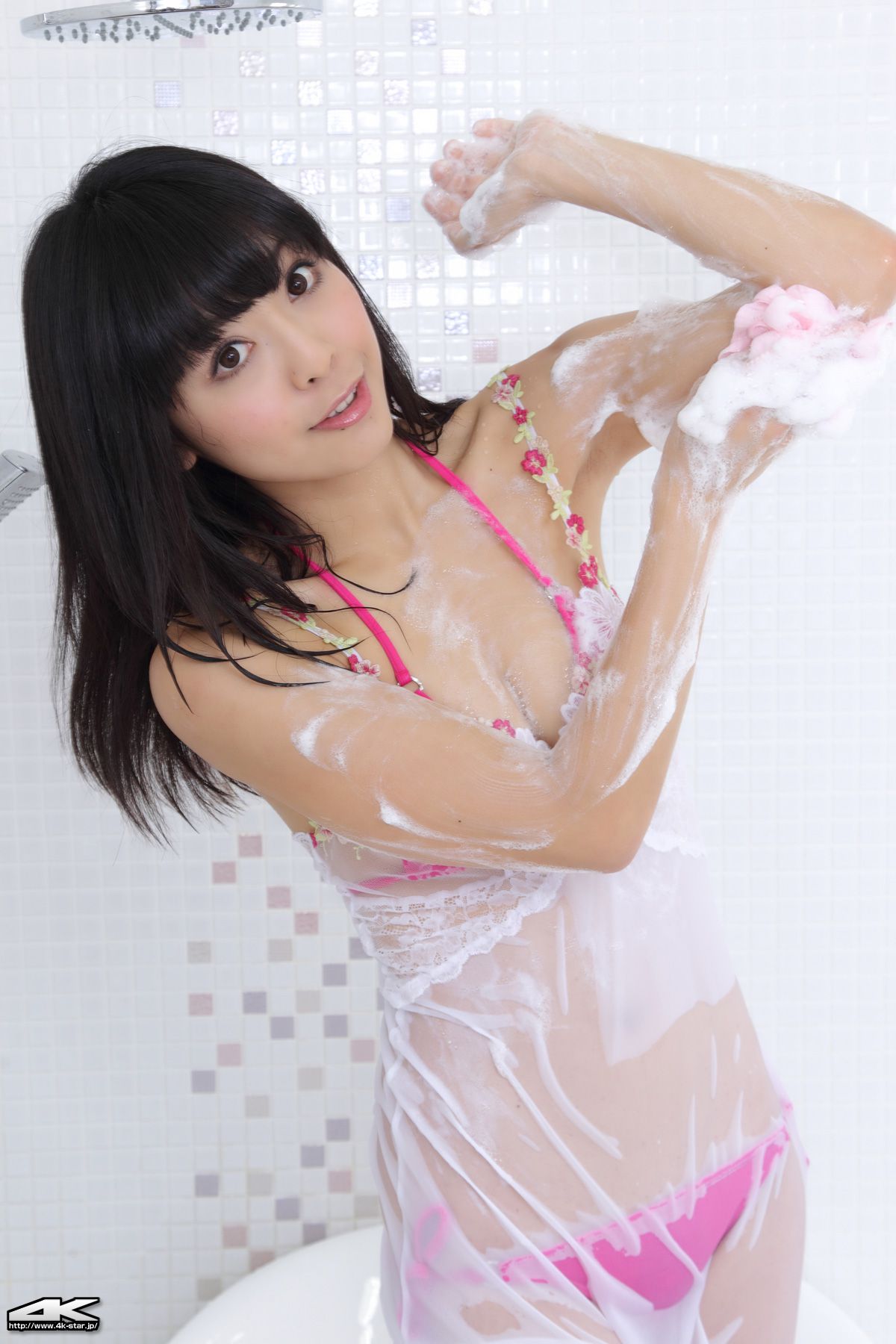 NO.00035 さとうさくら/佐藤さくら 浴室透视睡衣-图60