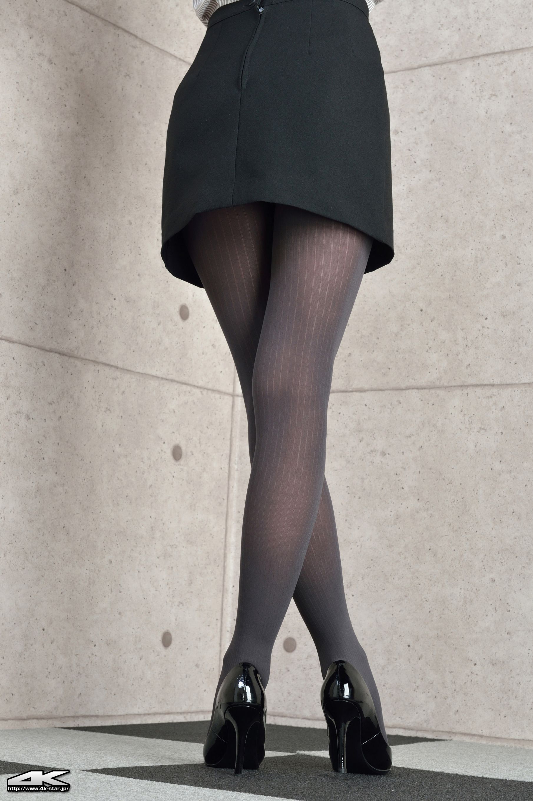 NO.00069 岩崎由衣 Office Lady 灰丝职业装-图11