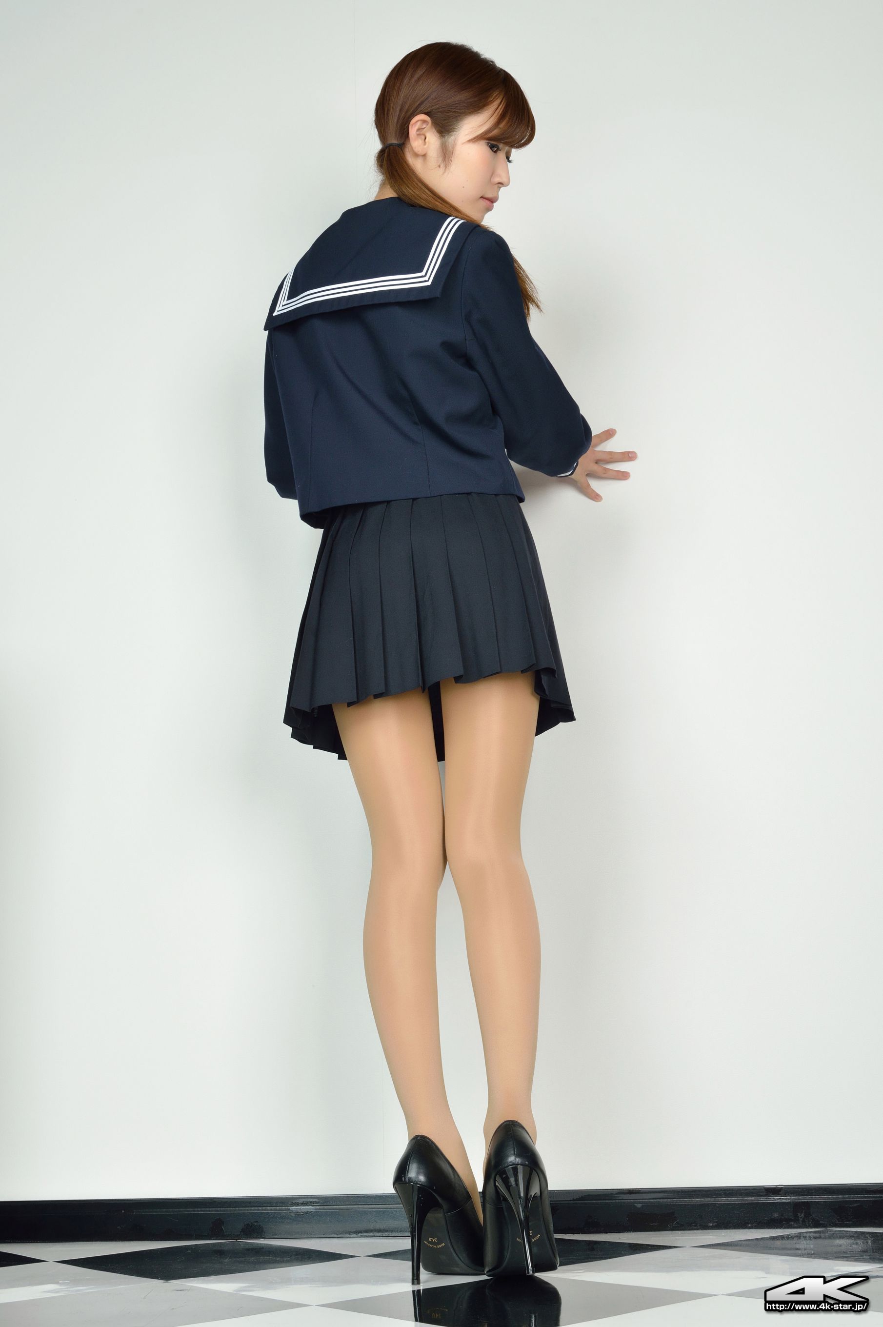 NO.00102 北村奈緒 School Girl 水手服学生装-图13