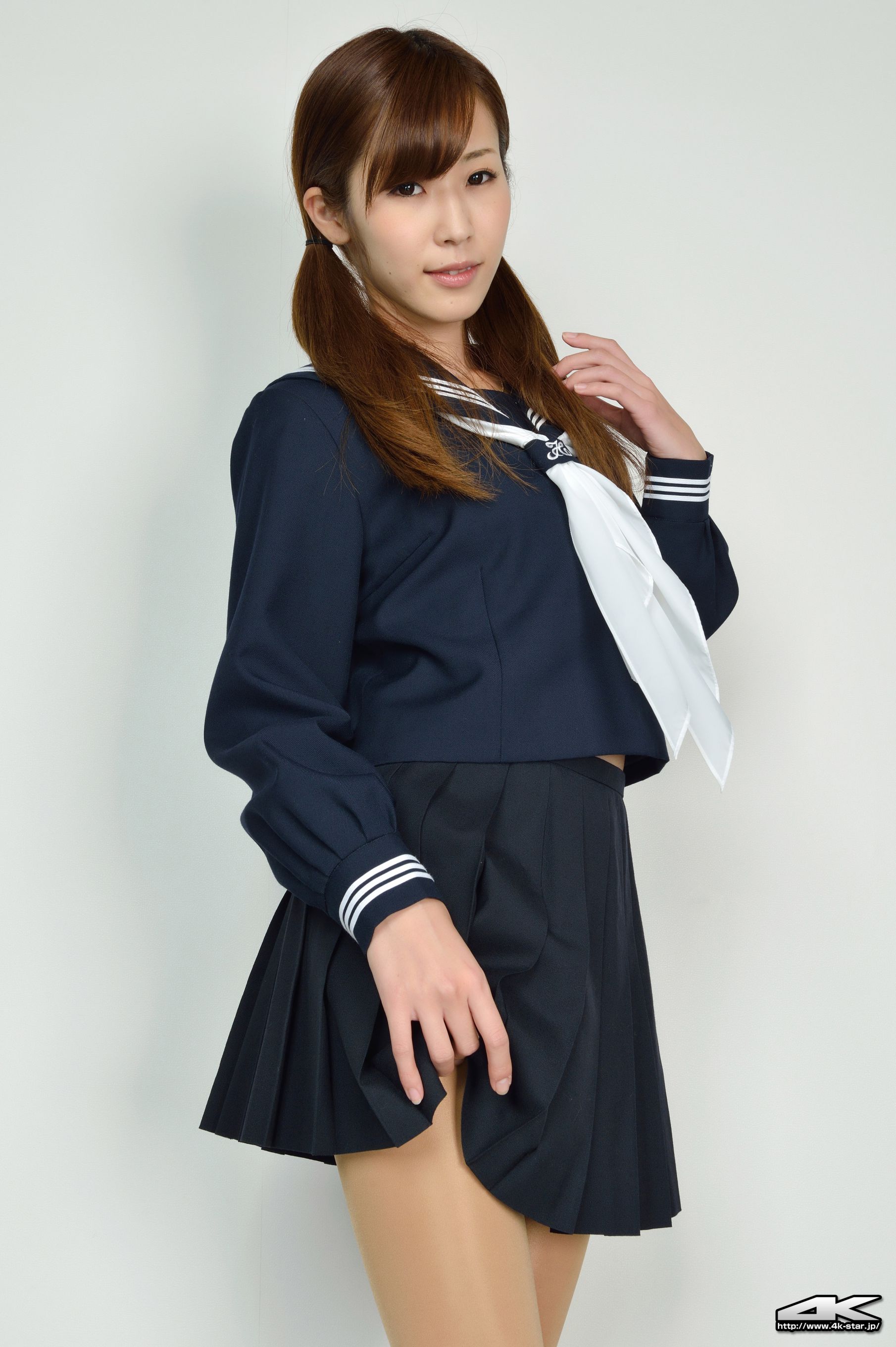 NO.00102 北村奈緒 School Girl 水手服学生装-图24