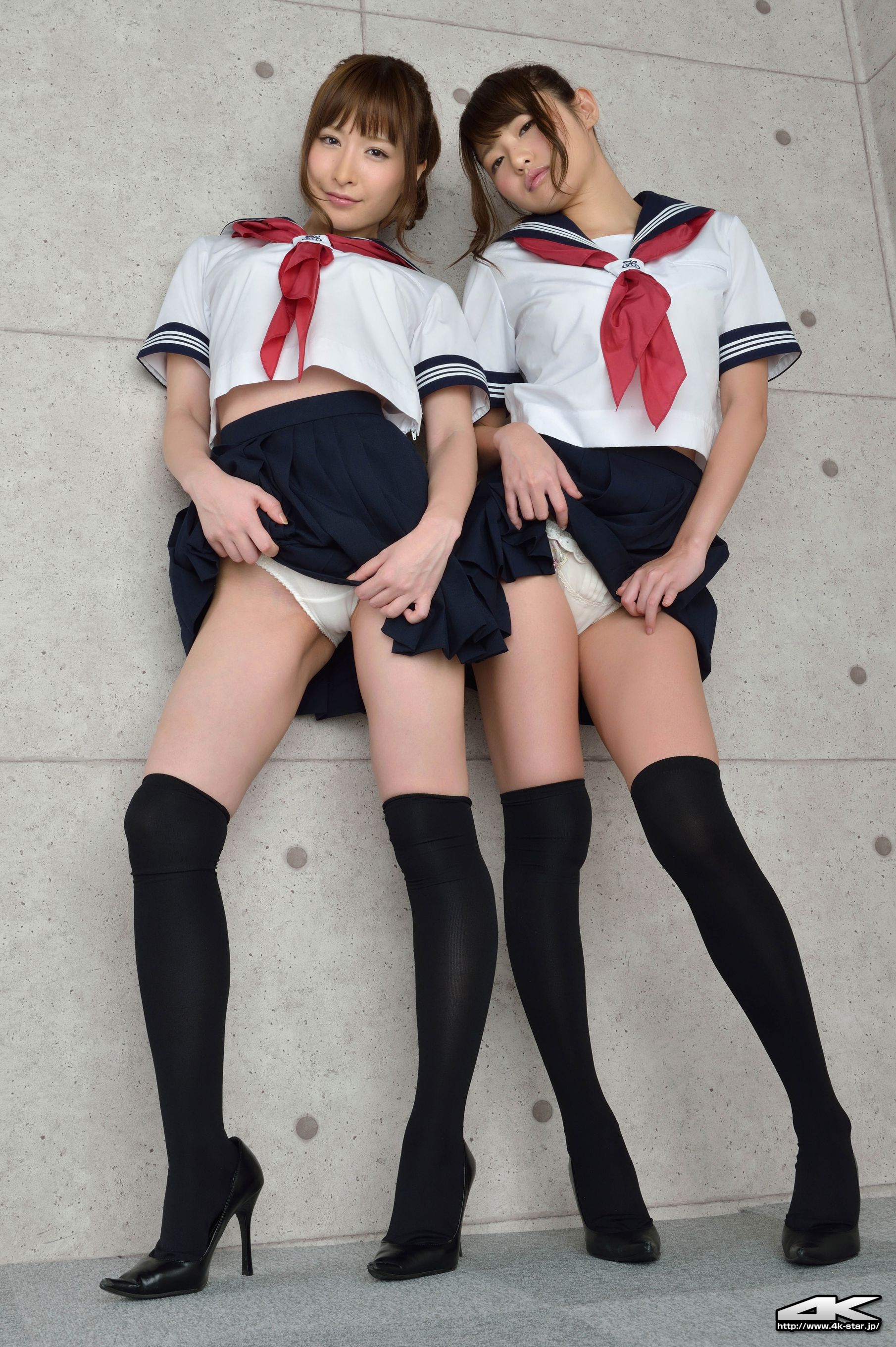 NO.00109 Yoshimi sisters 吉見姐妹 School Girl 学生装-图9