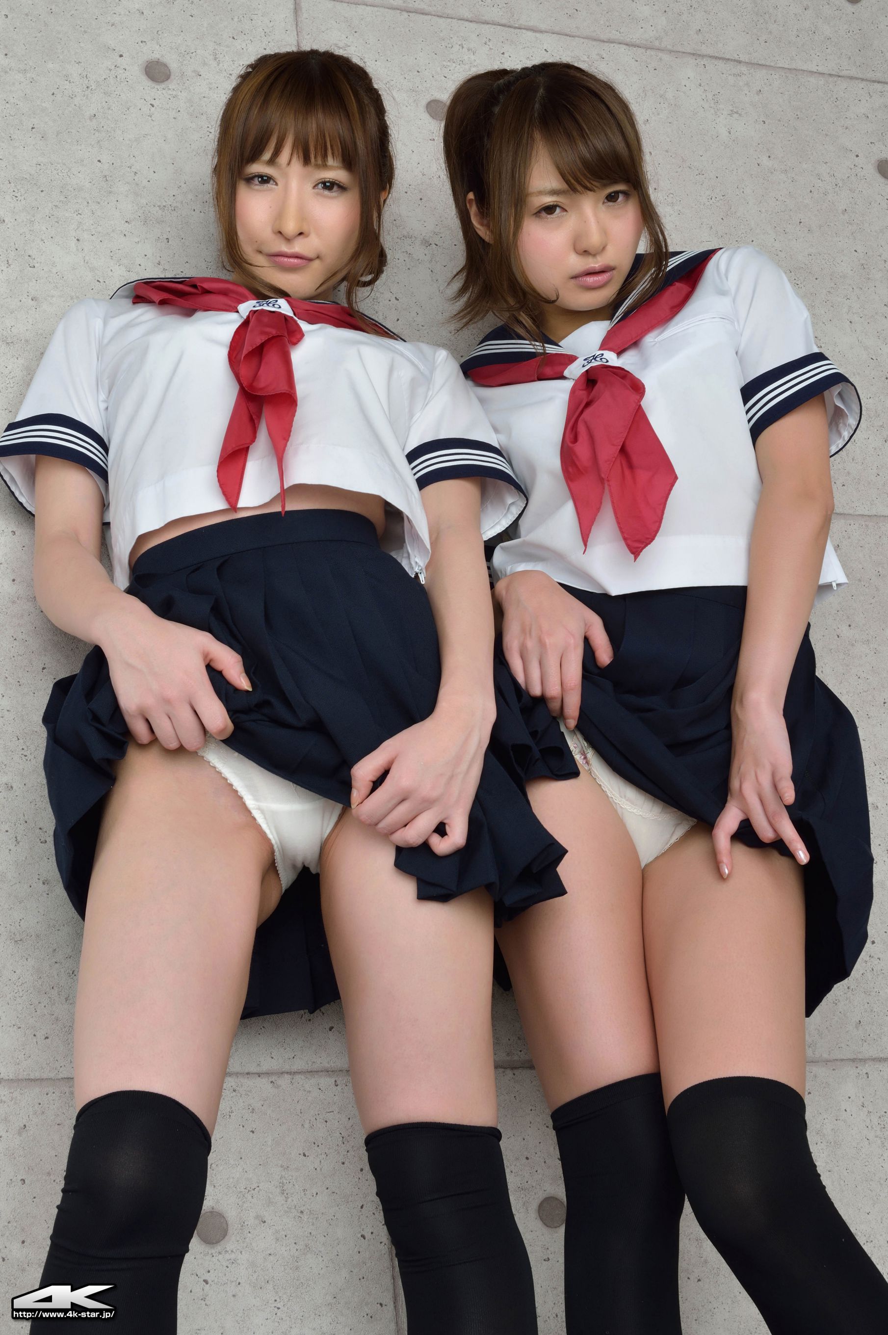 NO.00109 Yoshimi sisters 吉見姐妹 School Girl 学生装-图10
