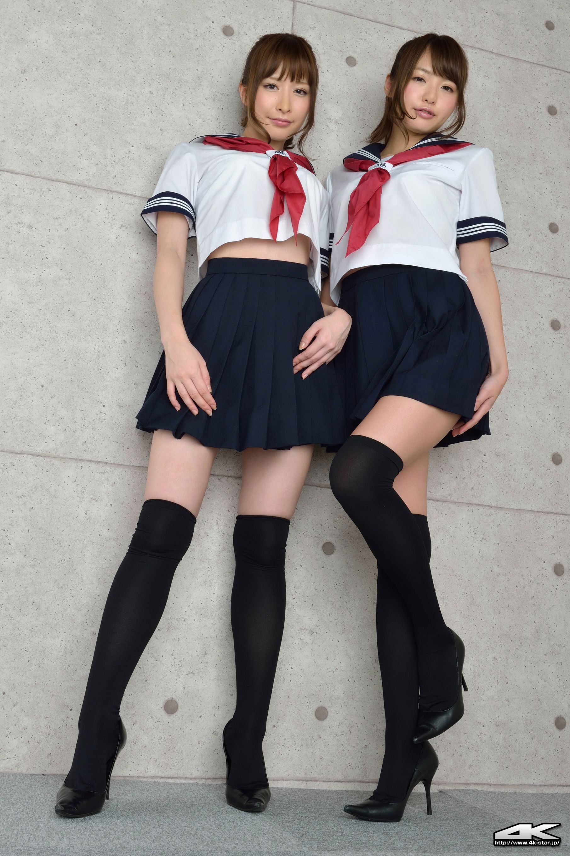 NO.00109 Yoshimi sisters 吉見姐妹 School Girl 学生装-图1