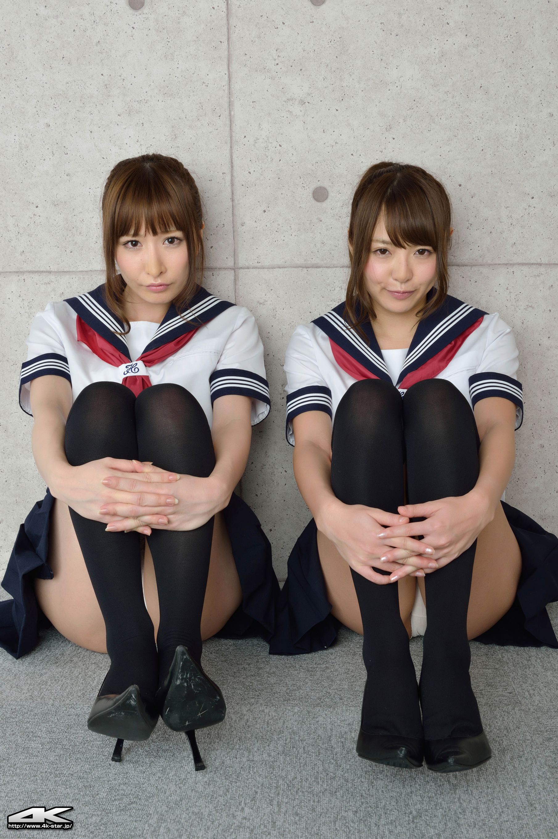 NO.00109 Yoshimi sisters 吉見姐妹 School Girl 学生装-图22