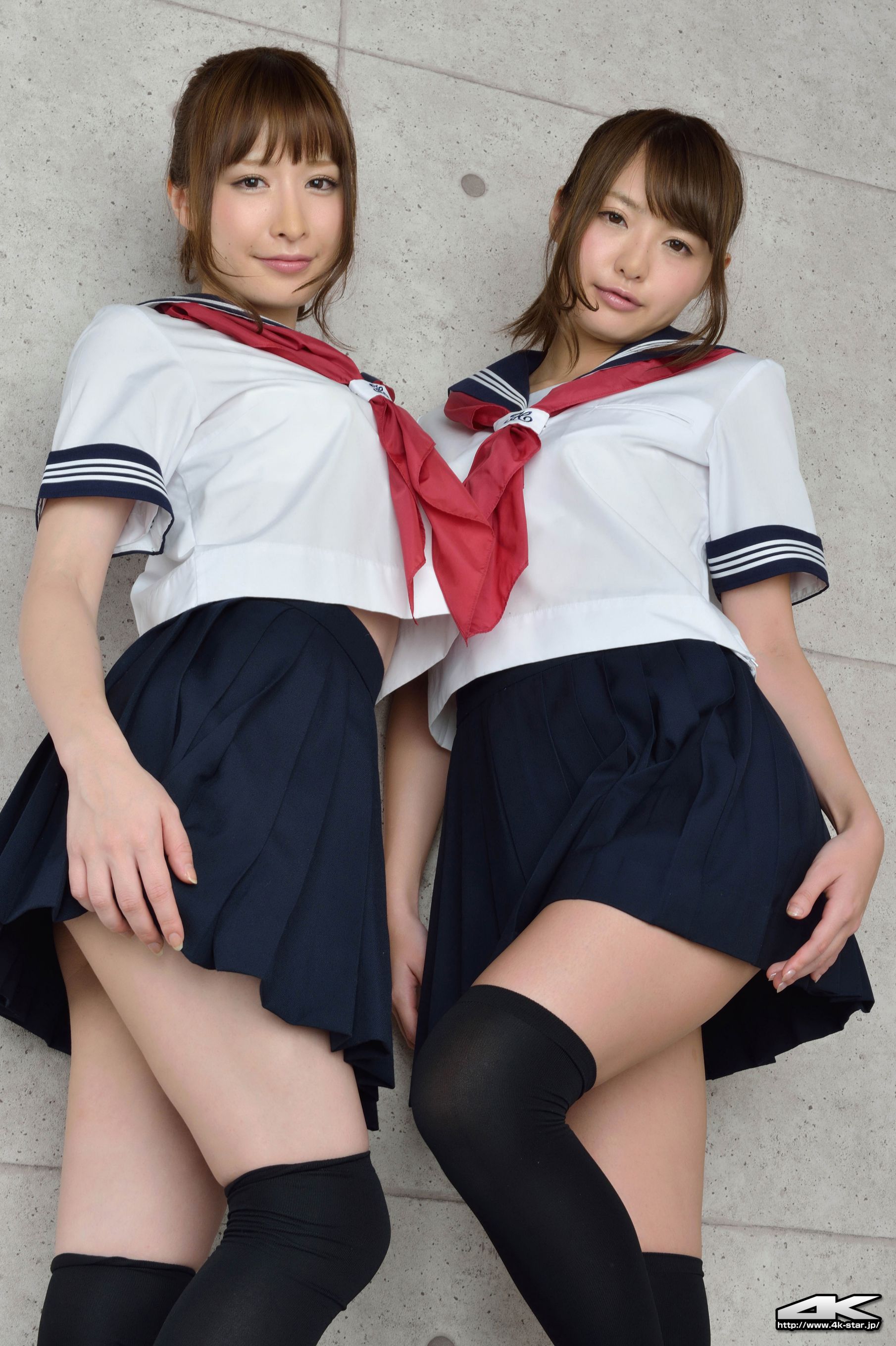 NO.00109 Yoshimi sisters 吉見姐妹 School Girl 学生装-图2
