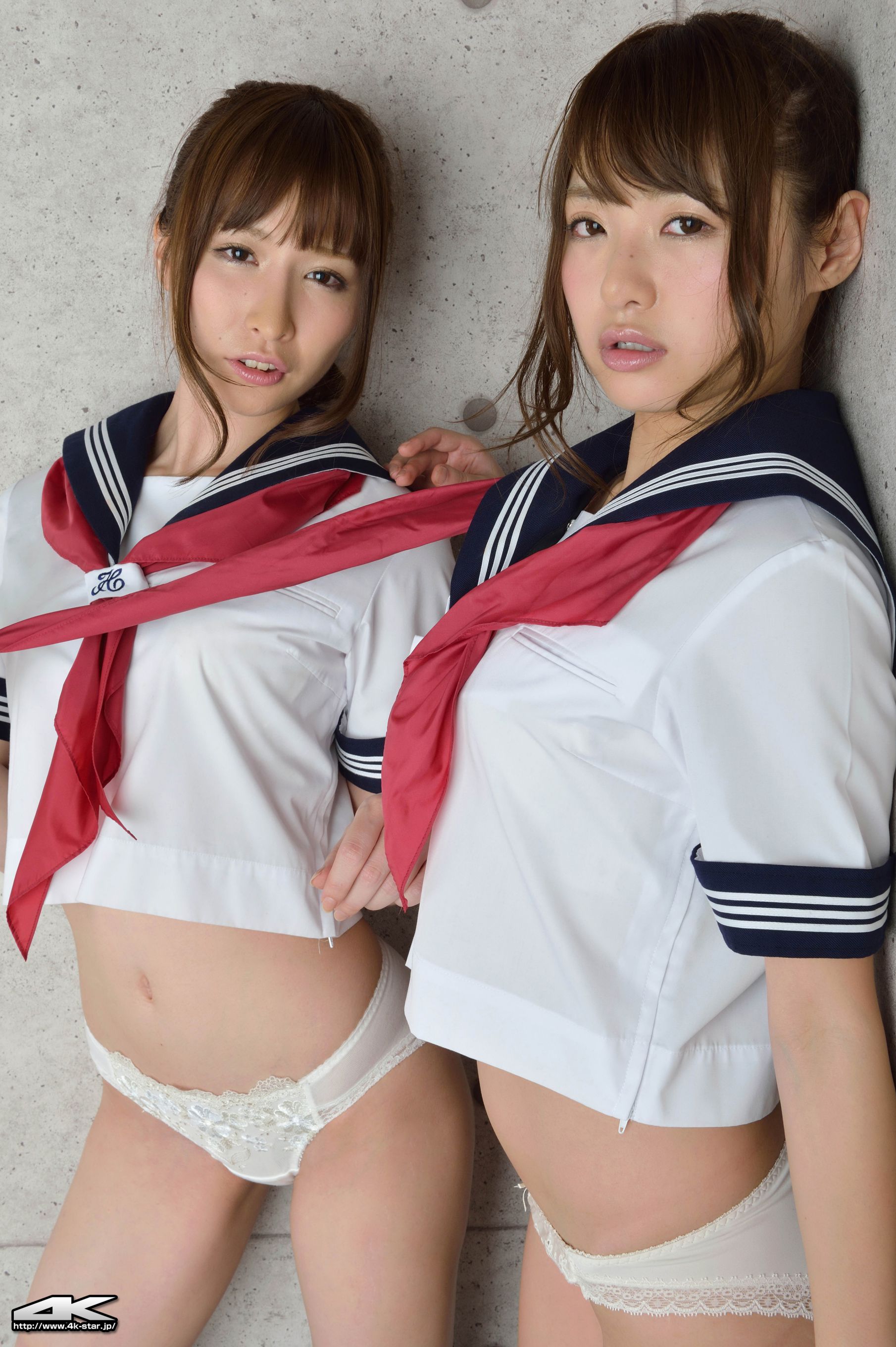 NO.00109 Yoshimi sisters 吉見姐妹 School Girl 学生装-图38