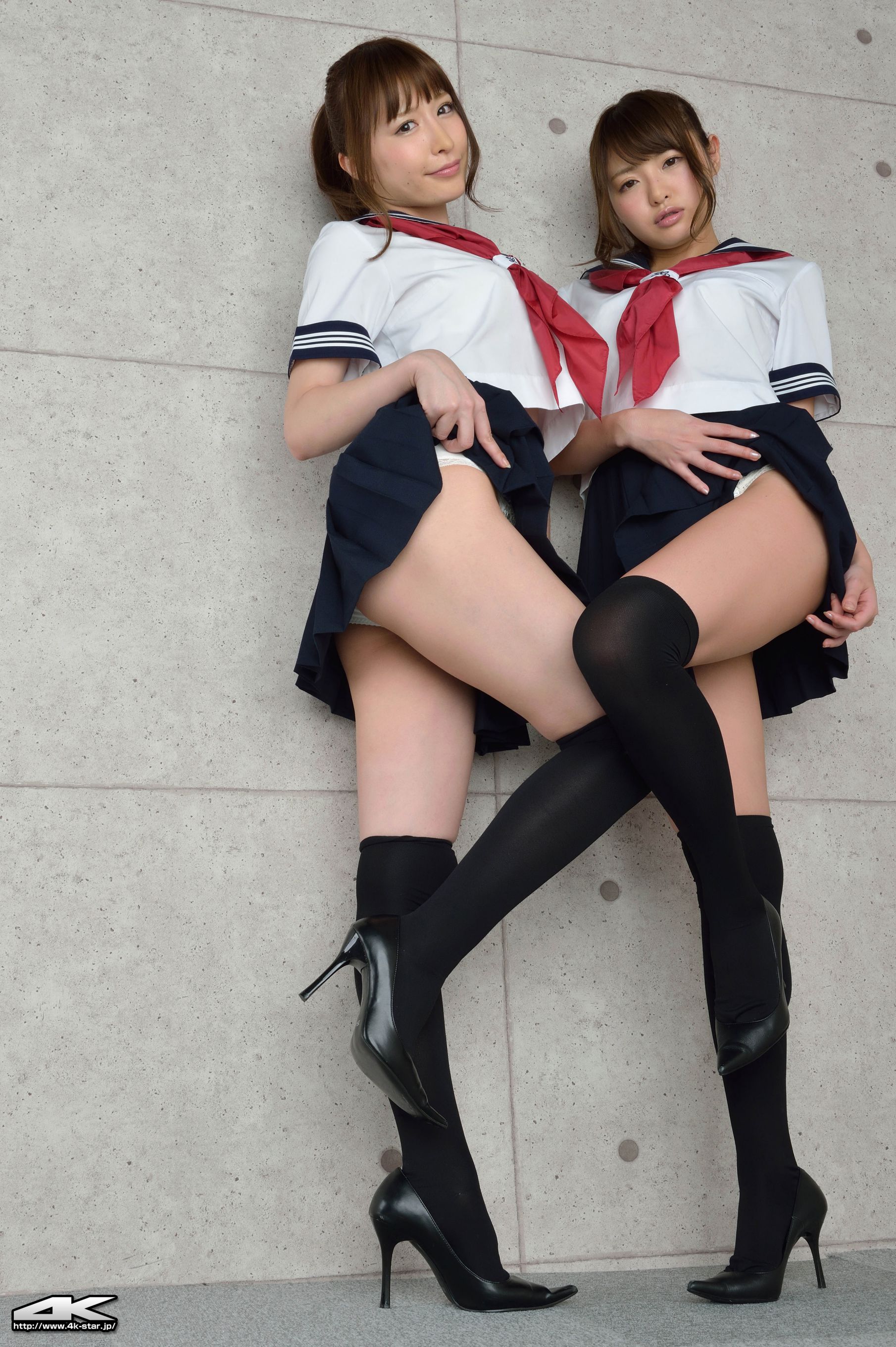 NO.00109 Yoshimi sisters 吉見姐妹 School Girl 学生装-图7