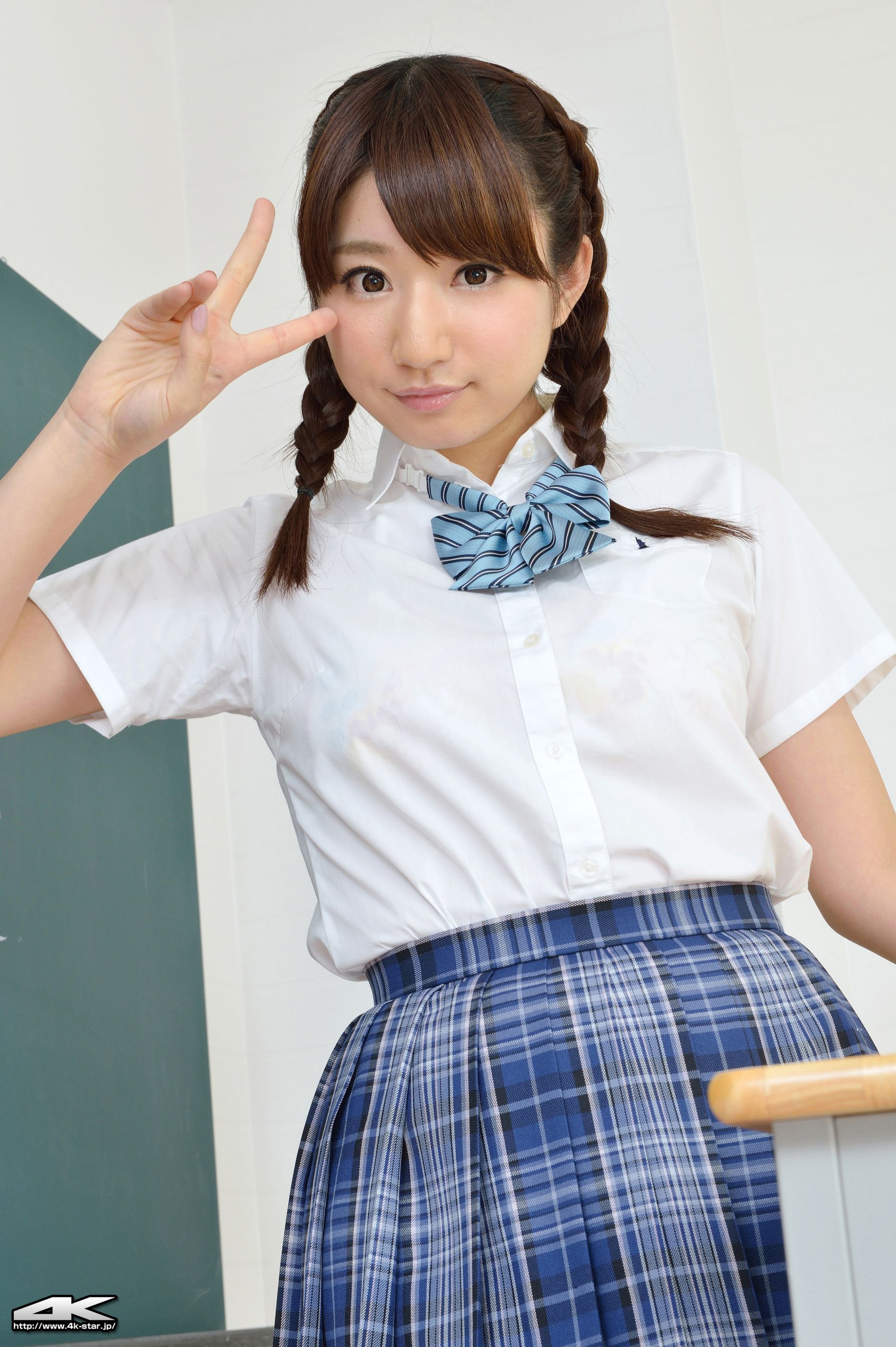 NO.00123 池田愛恵里 School Girl 教室学生装-图10