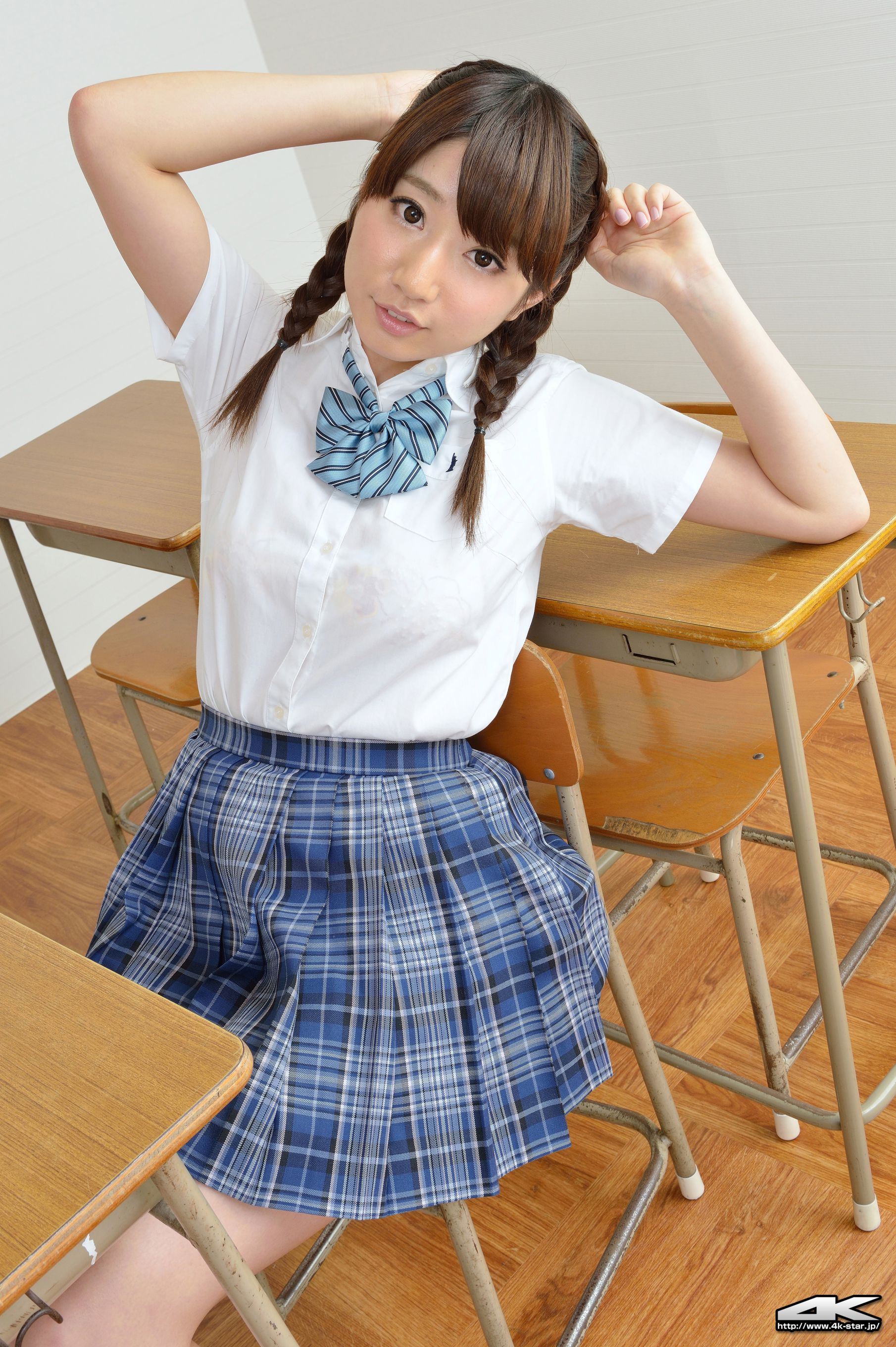 NO.00123 池田愛恵里 School Girl 教室学生装-图39