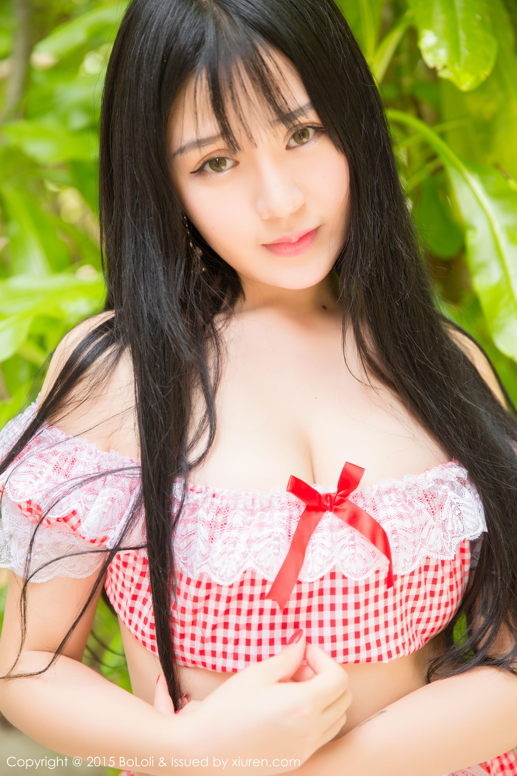 八宝icey《马尔代夫旅拍》清新女仆+猫耳比基尼  Vol.047 写真集-图0