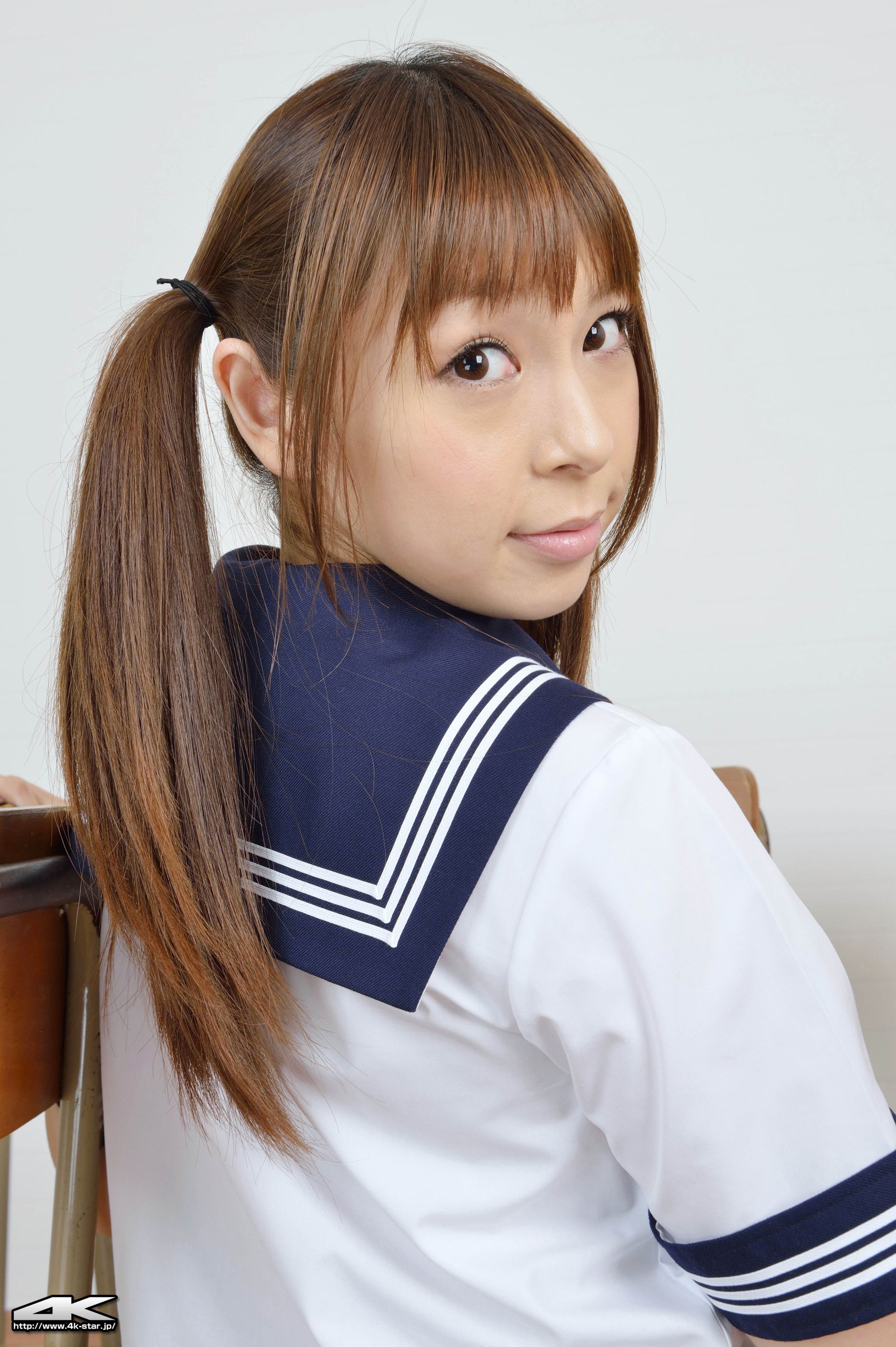 NO.00134 疋田紗也 School Girl 教室学生装-图30