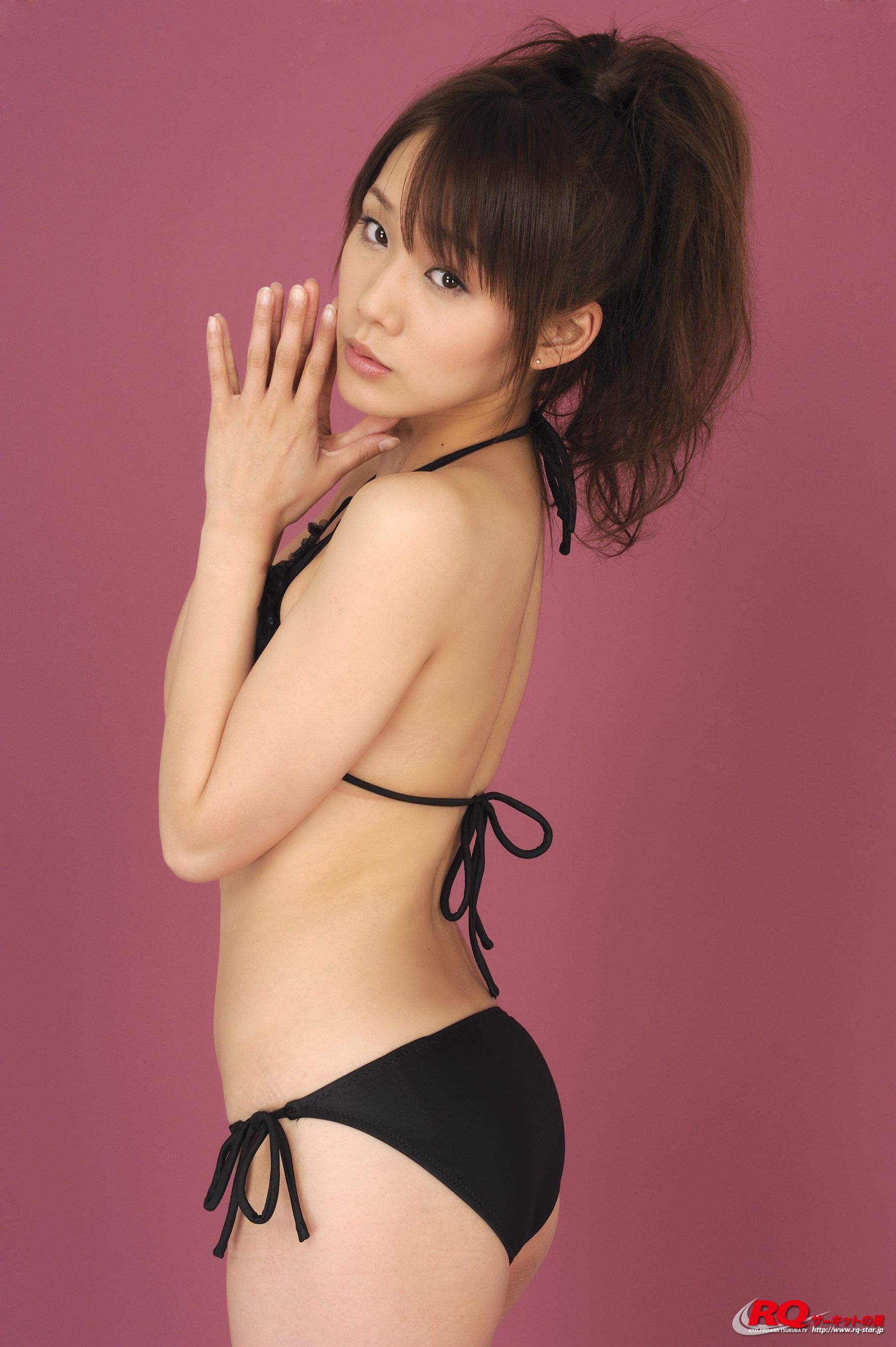 NO.00126 Reina Fuchiwaki 淵脇レイナ Swim Suits – Black 写真集-图22