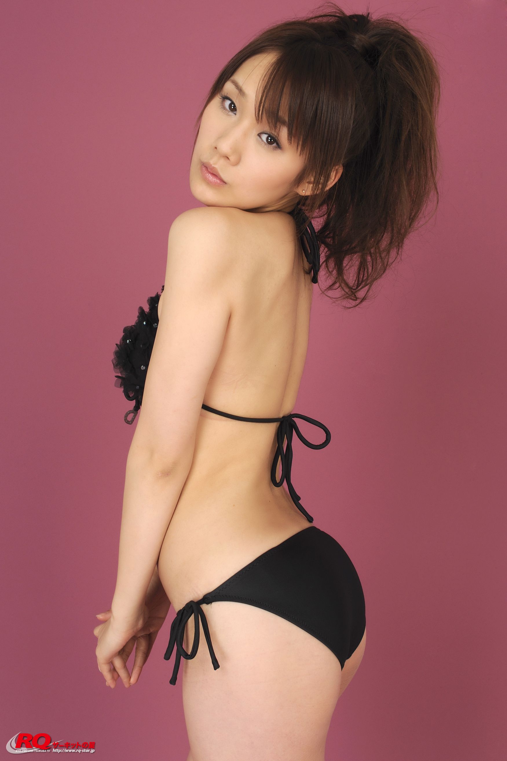 NO.00126 Reina Fuchiwaki 淵脇レイナ Swim Suits – Black 写真集-图23