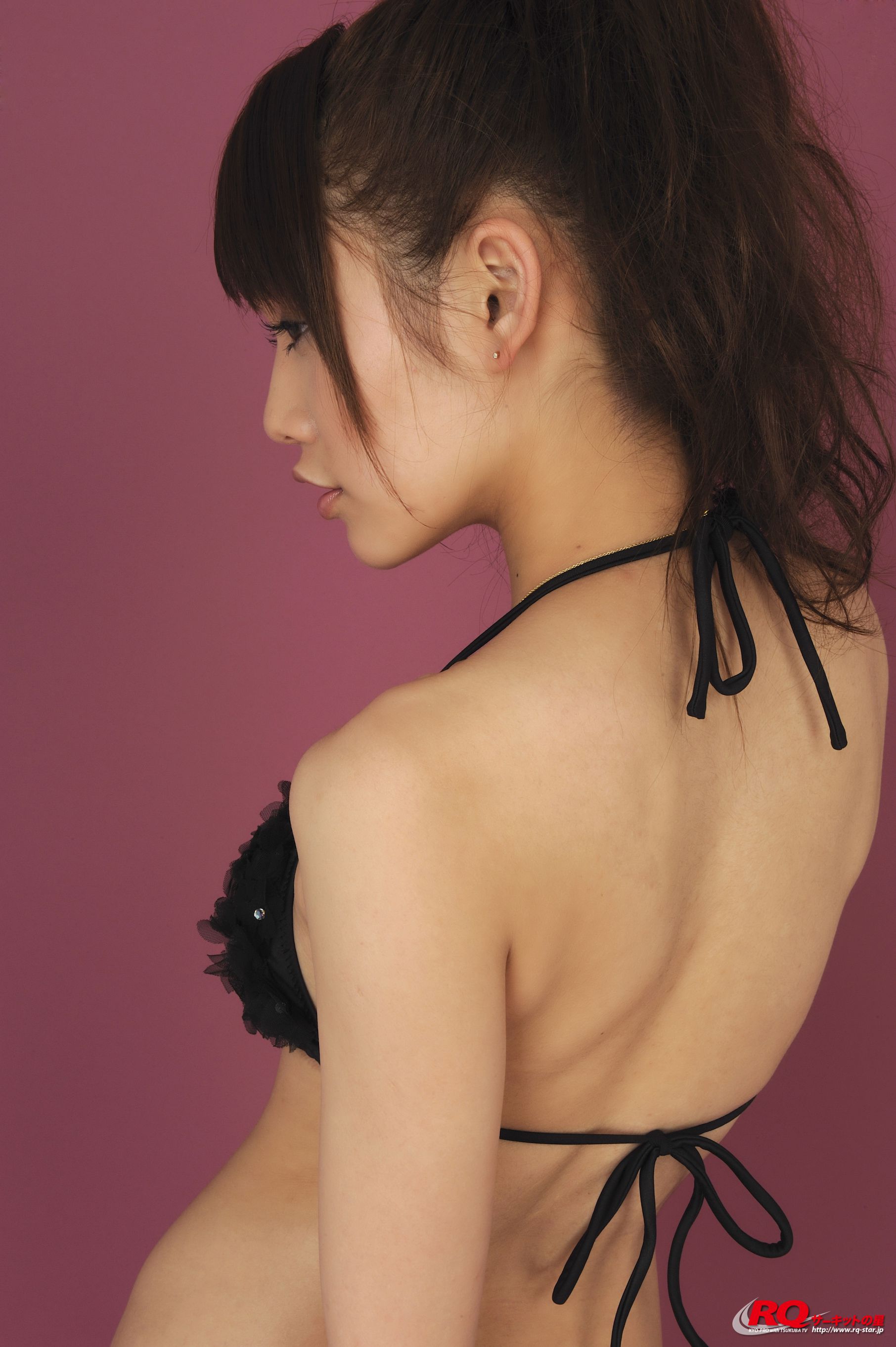 NO.00126 Reina Fuchiwaki 淵脇レイナ Swim Suits – Black 写真集-图36