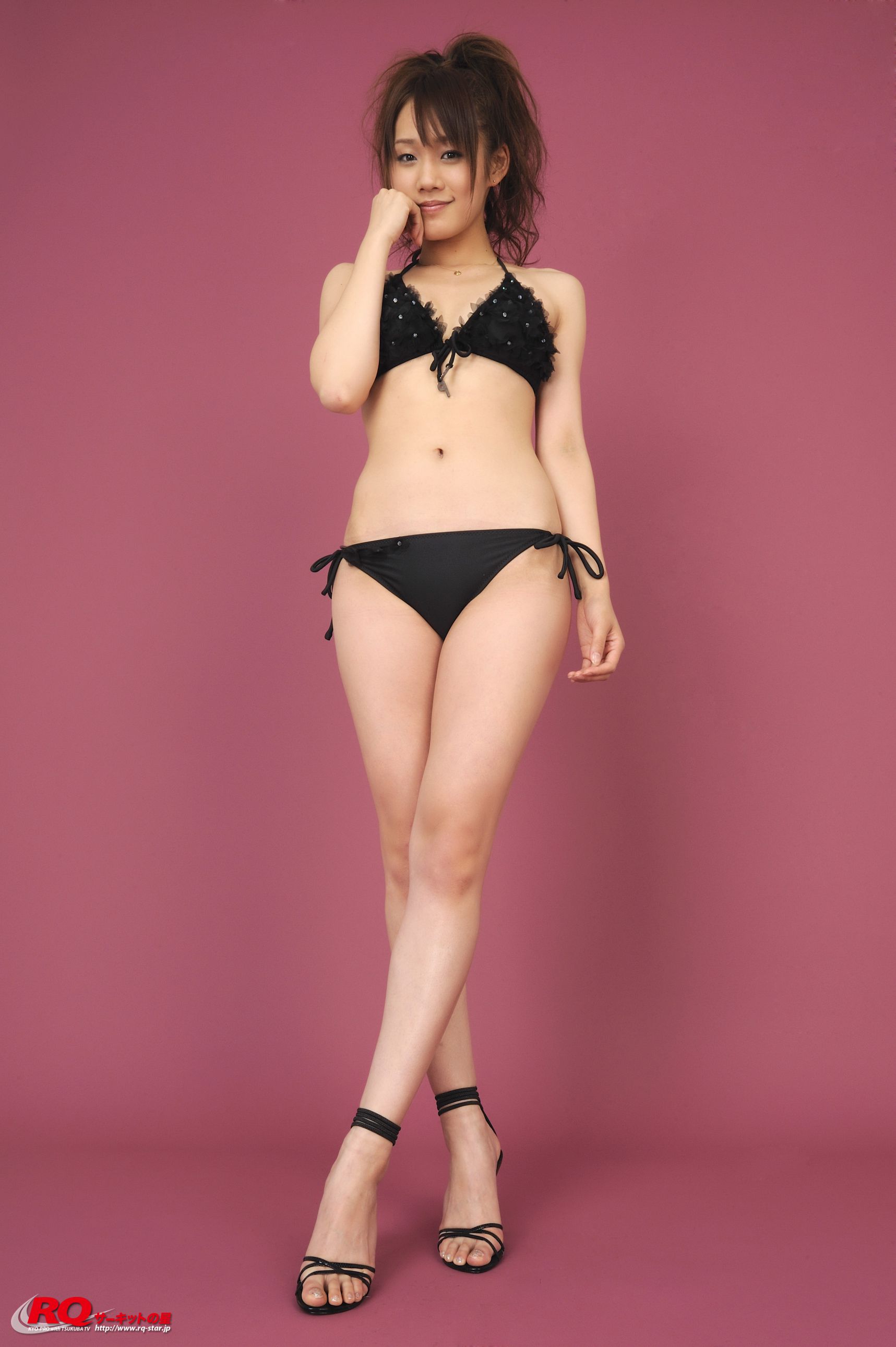 NO.00126 Reina Fuchiwaki 淵脇レイナ Swim Suits – Black 写真集-图5