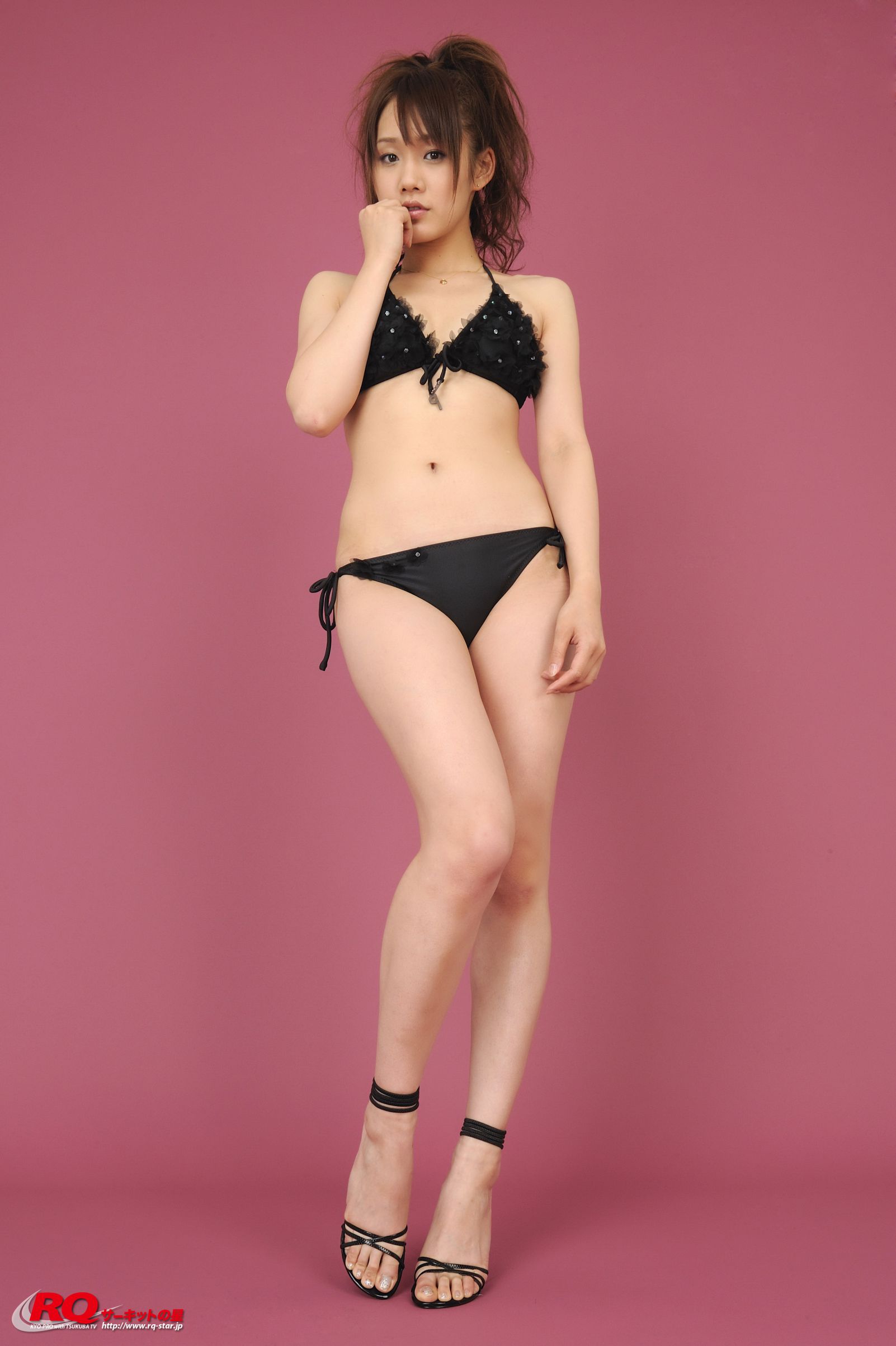 NO.00126 Reina Fuchiwaki 淵脇レイナ Swim Suits – Black 写真集-图6