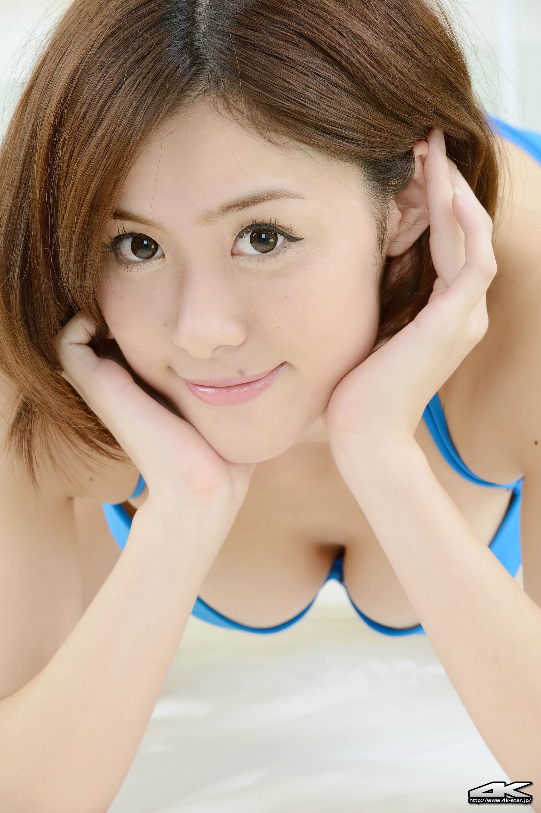 NO.00232 なぎさりん Swim Suits 蓝色泳装-图57