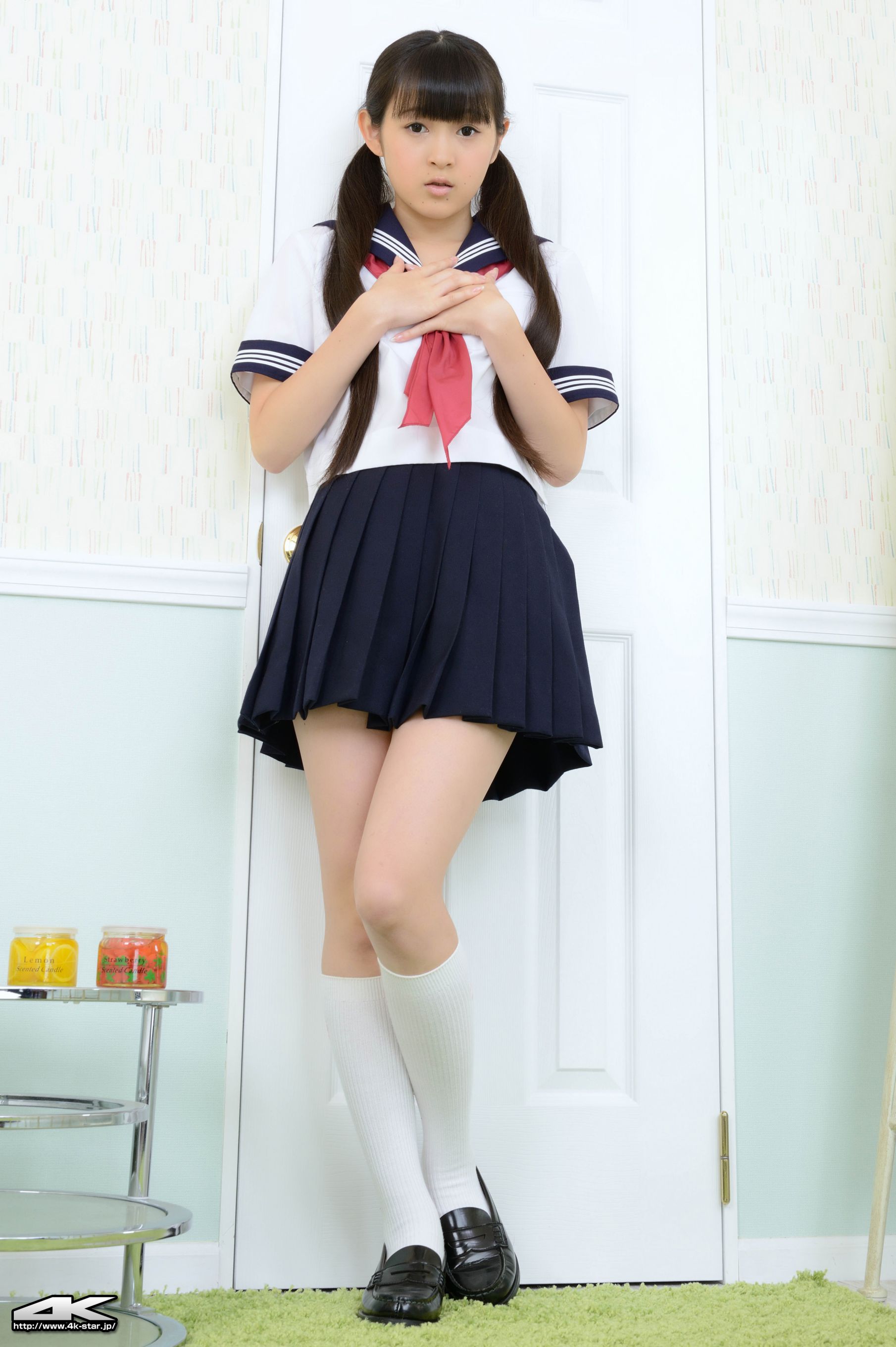 NO.00235 桃原里香 School Girl JK制服-图1