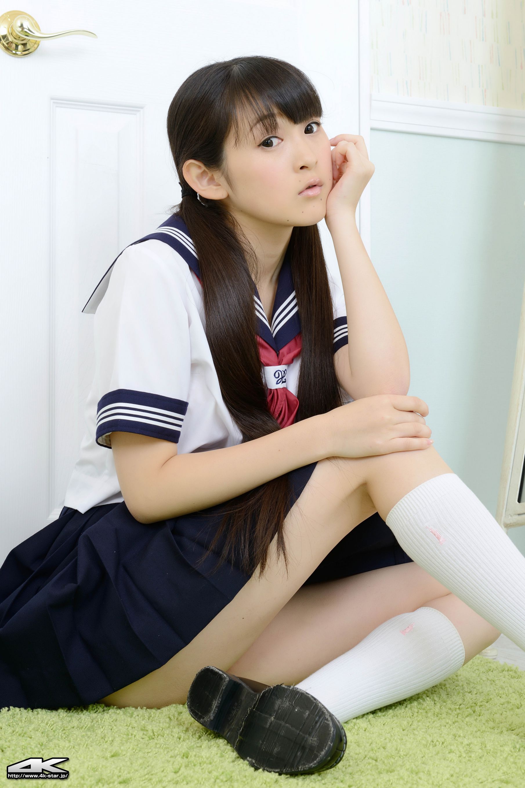 NO.00235 桃原里香 School Girl JK制服-图24