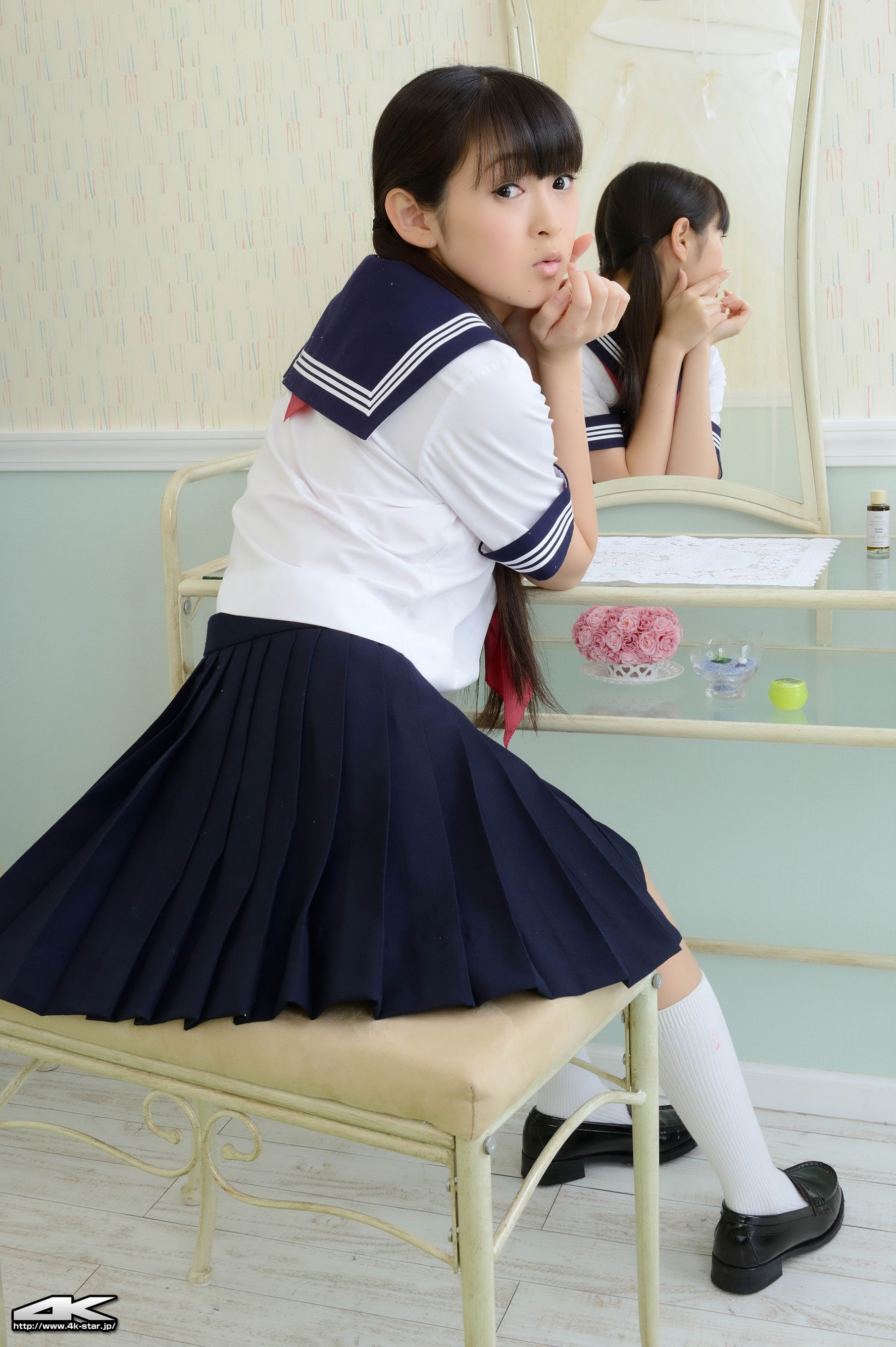 NO.00235 桃原里香 School Girl JK制服-图28
