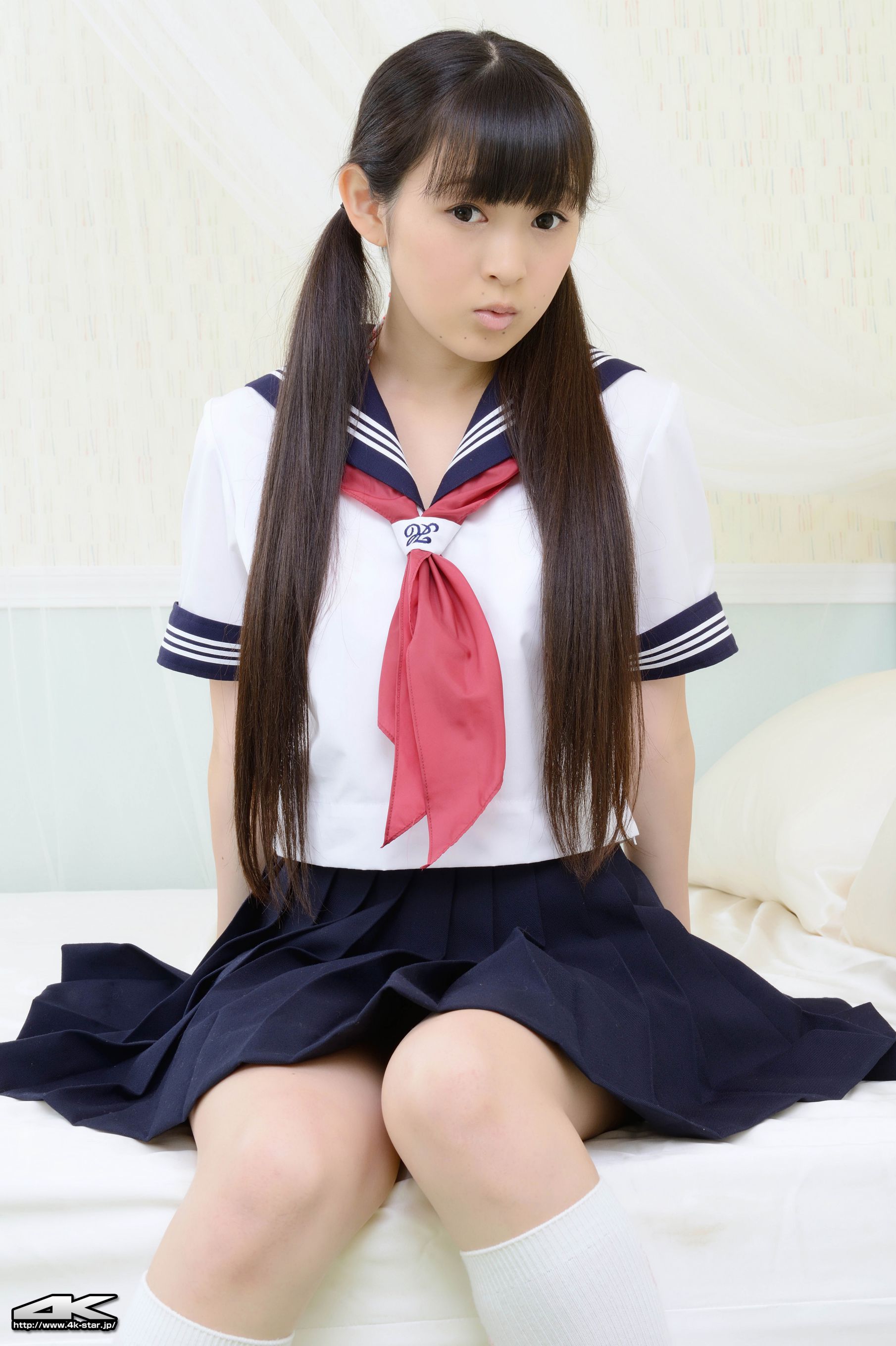NO.00235 桃原里香 School Girl JK制服-图49