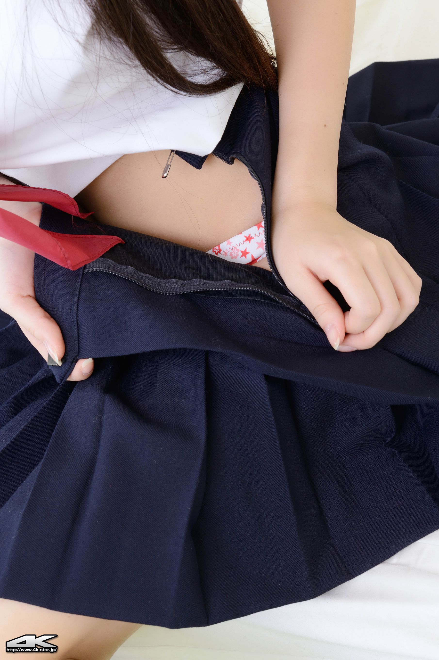 NO.00235 桃原里香 School Girl JK制服-图52