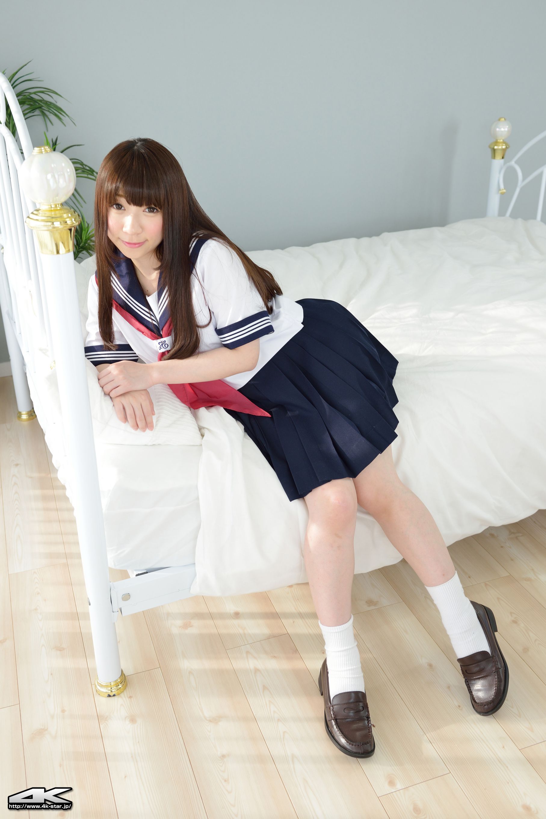 NO.00292 月城右紗 School Girl JK制服-图16