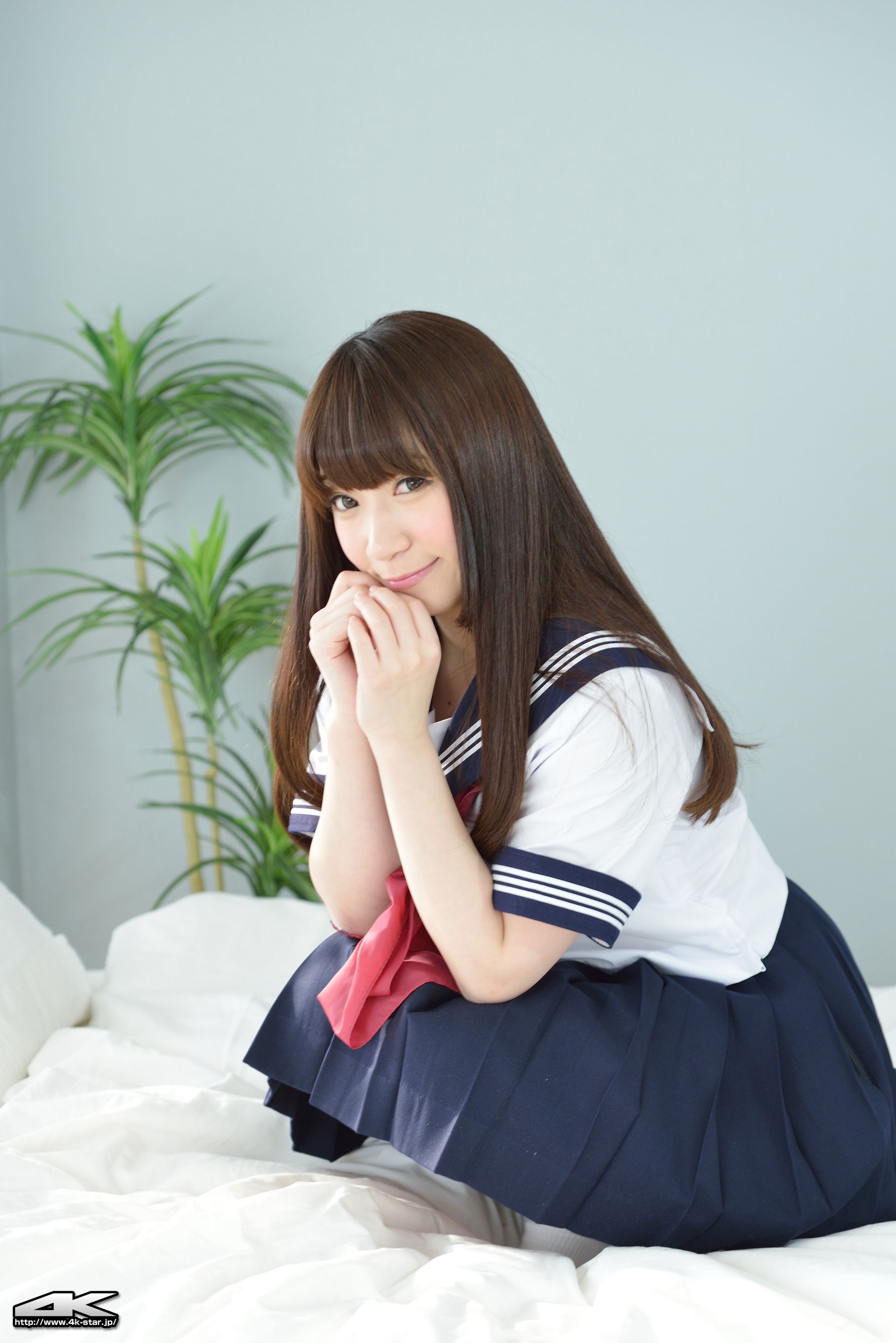 NO.00292 月城右紗 School Girl JK制服-图26