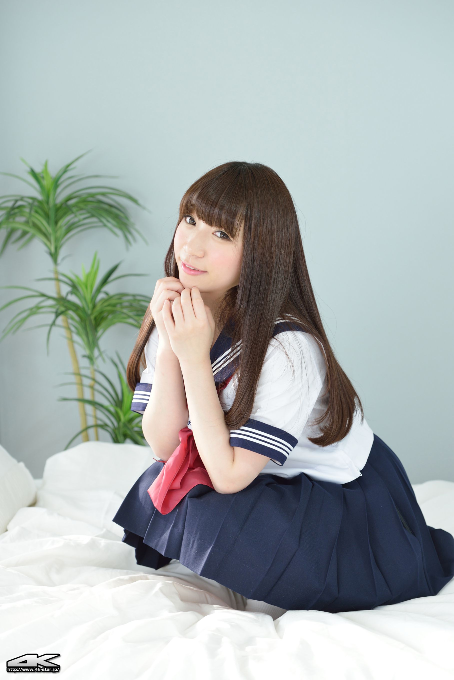 NO.00292 月城右紗 School Girl JK制服-图27