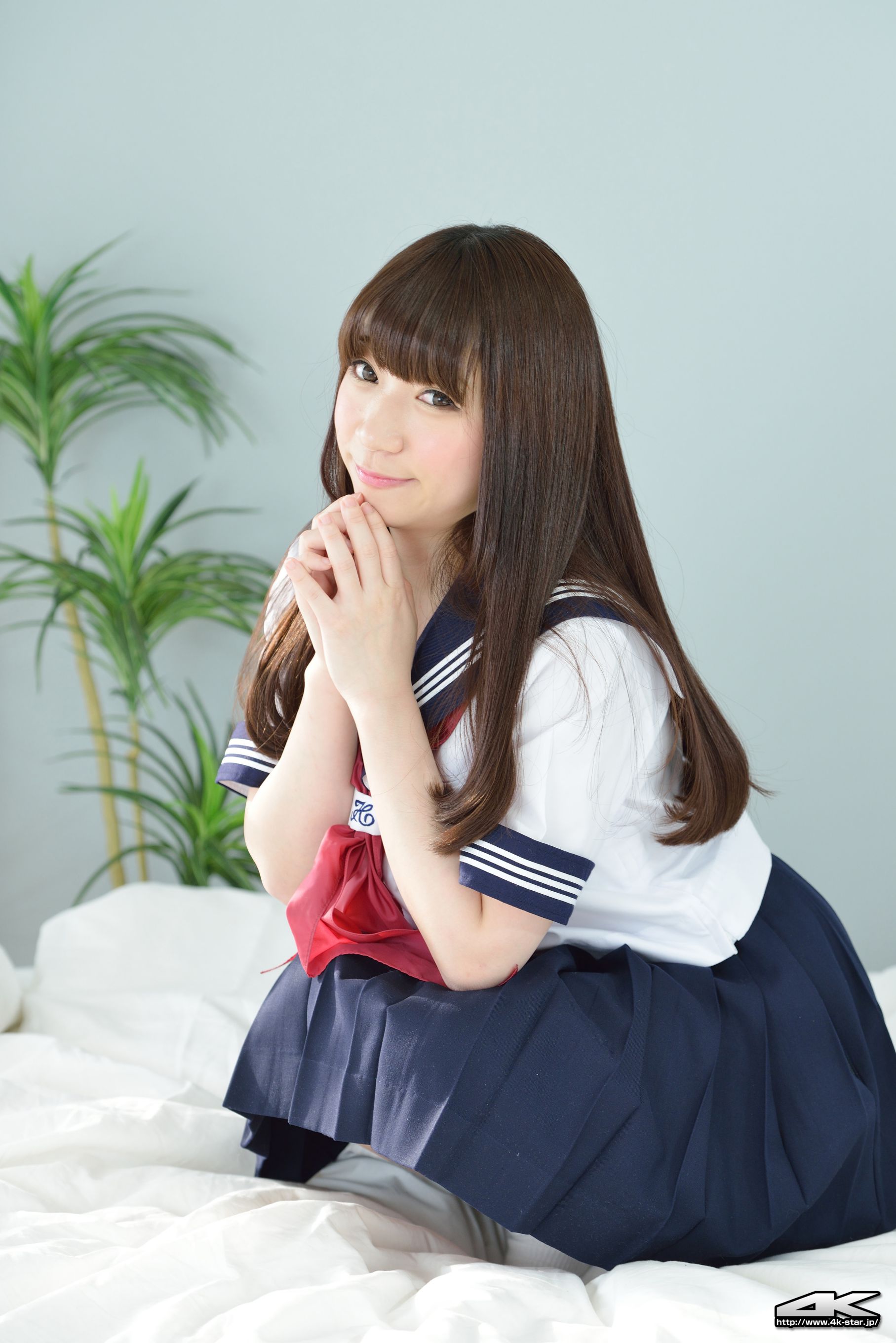 NO.00292 月城右紗 School Girl JK制服-图31