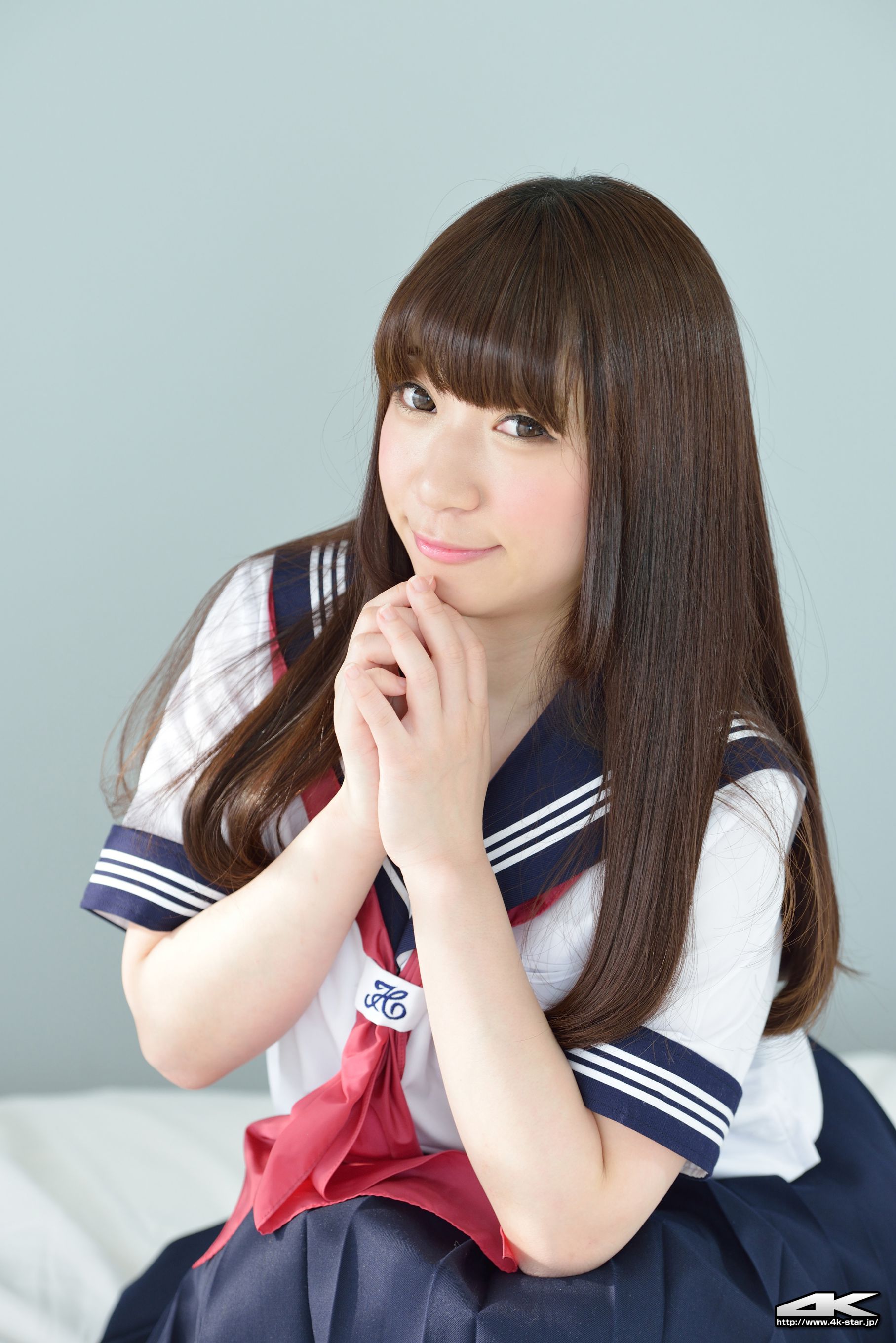 NO.00292 月城右紗 School Girl JK制服-图34