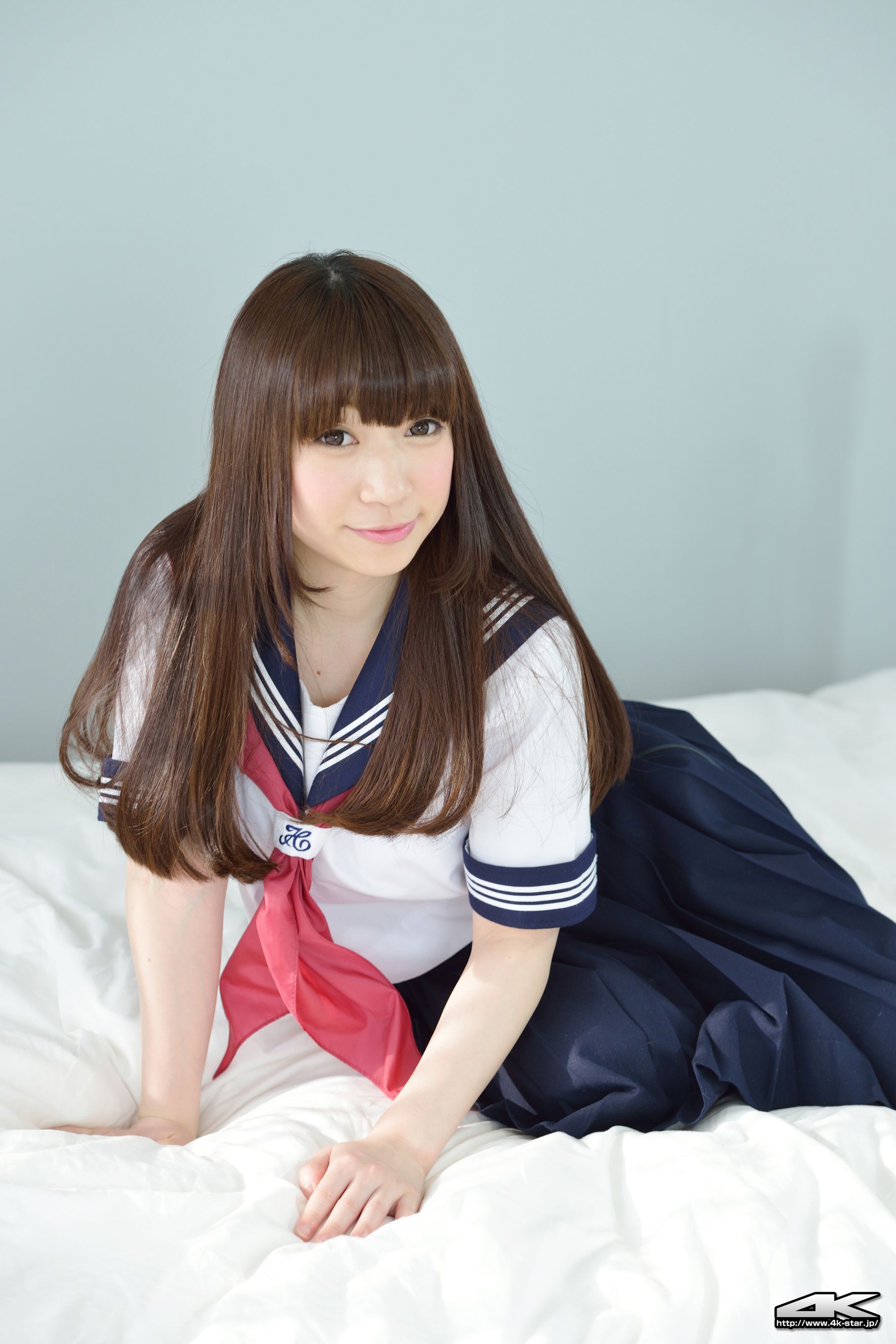 NO.00292 月城右紗 School Girl JK制服-图38
