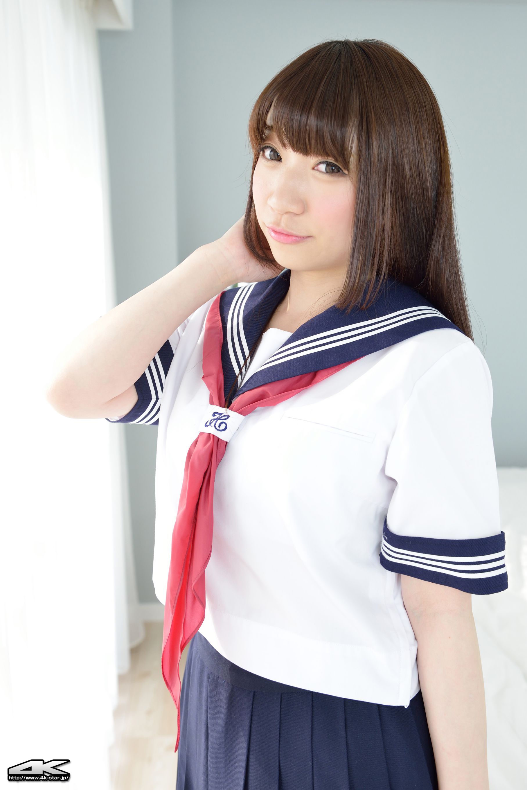 NO.00292 月城右紗 School Girl JK制服-图3