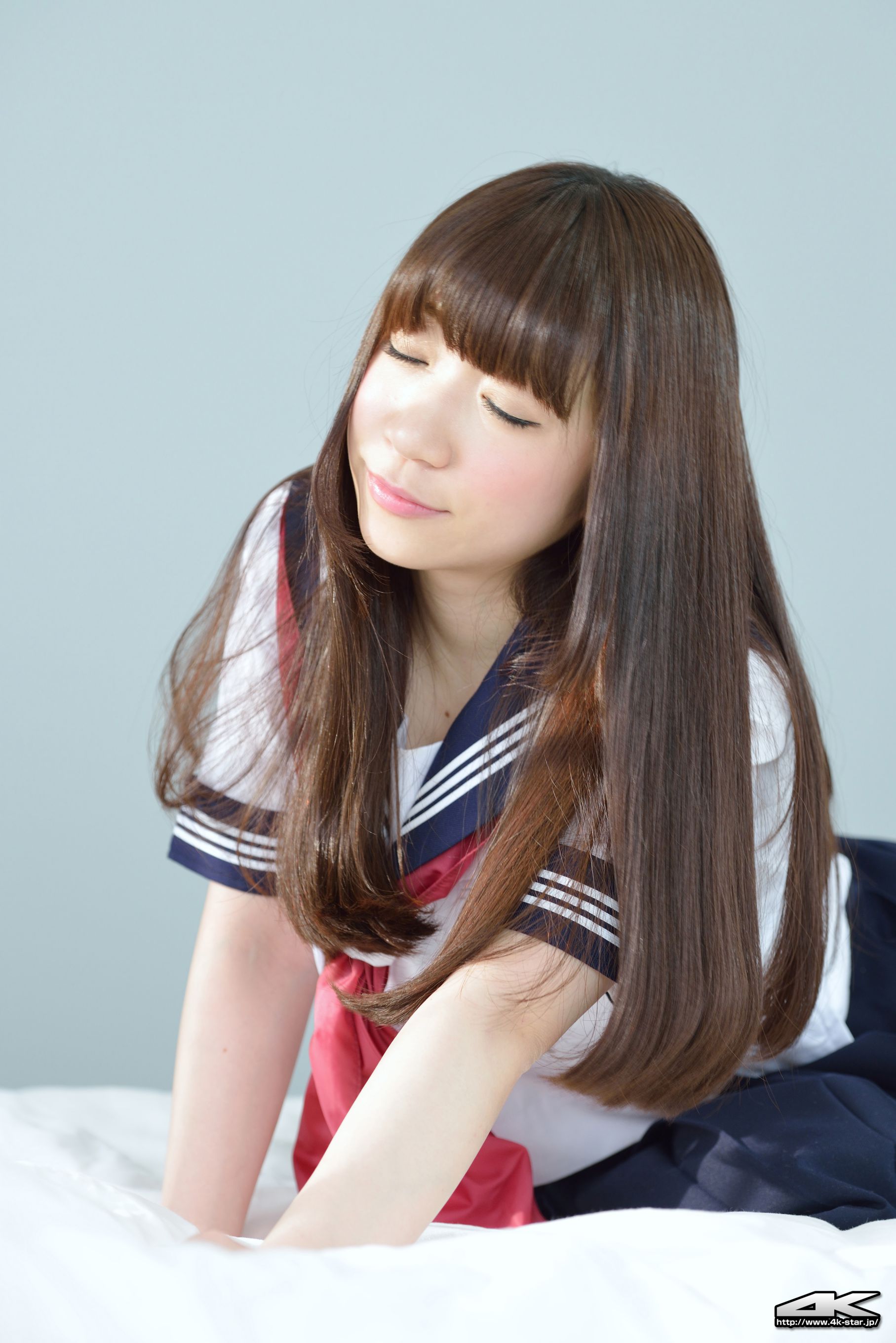 NO.00292 月城右紗 School Girl JK制服-图43