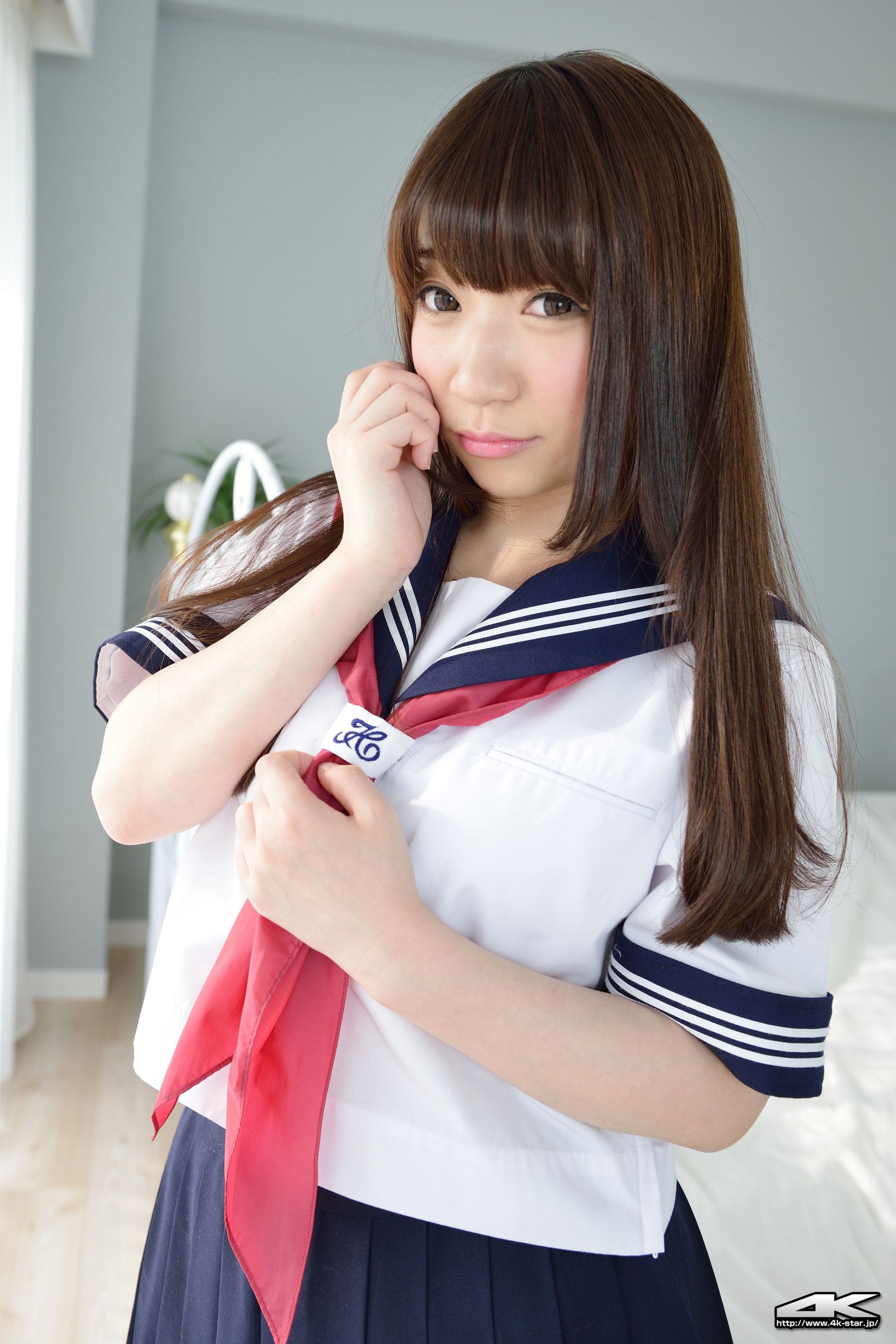 NO.00292 月城右紗 School Girl JK制服-图7