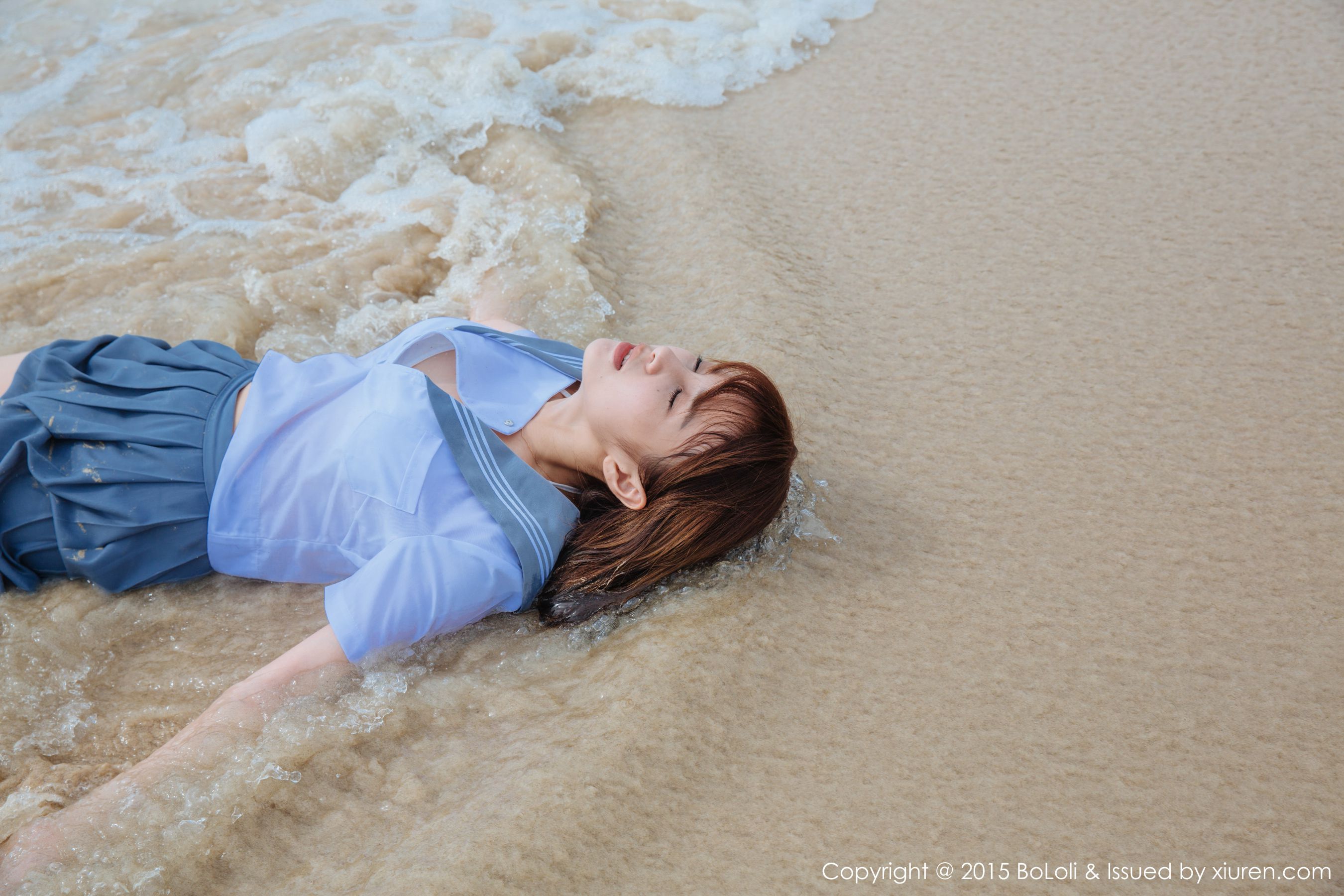 夏美酱《普吉岛旅拍》性感厨娘+海边水手装  Vol.077 写真集-图30