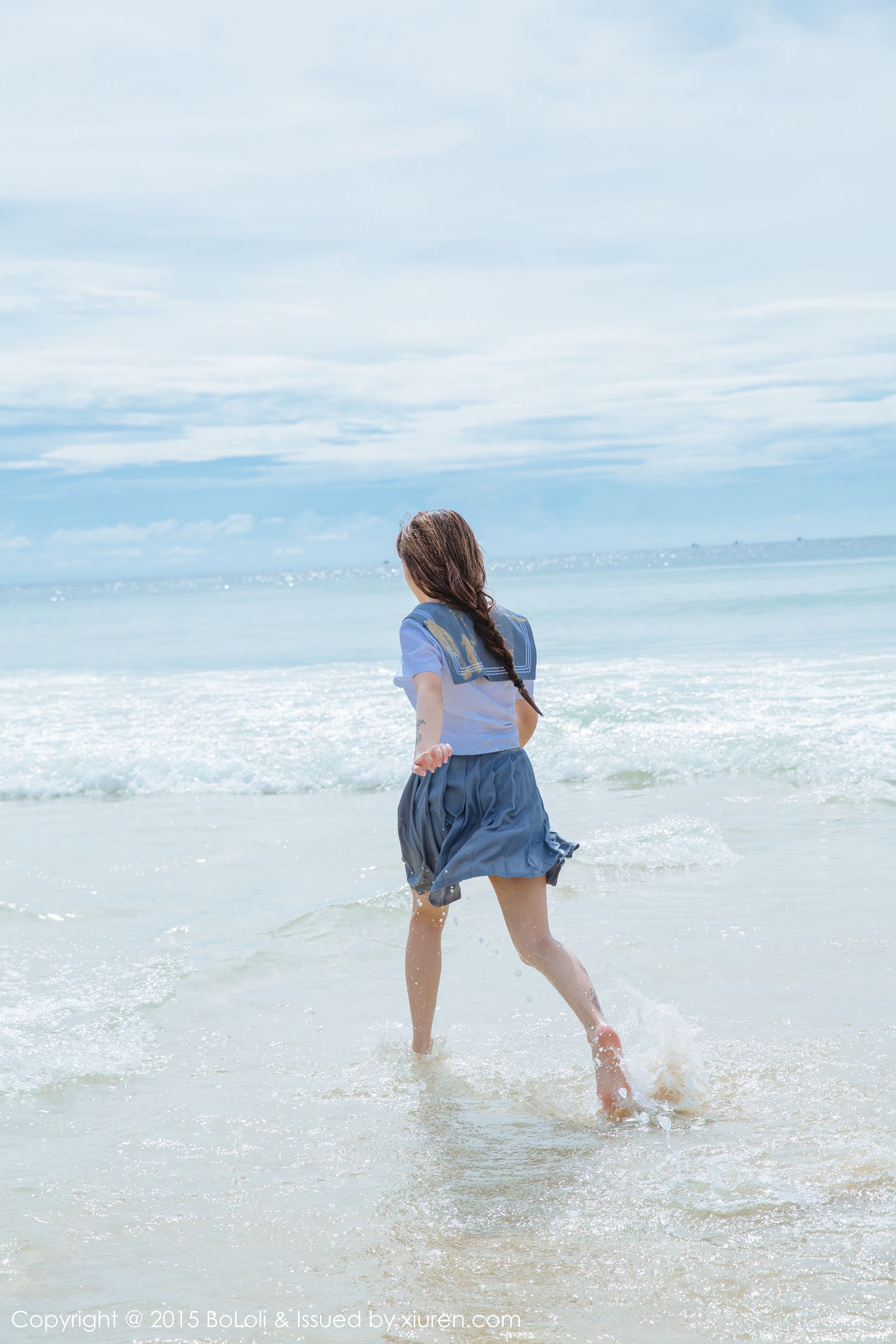 夏美酱《普吉岛旅拍》性感厨娘+海边水手装  Vol.077 写真集-图32